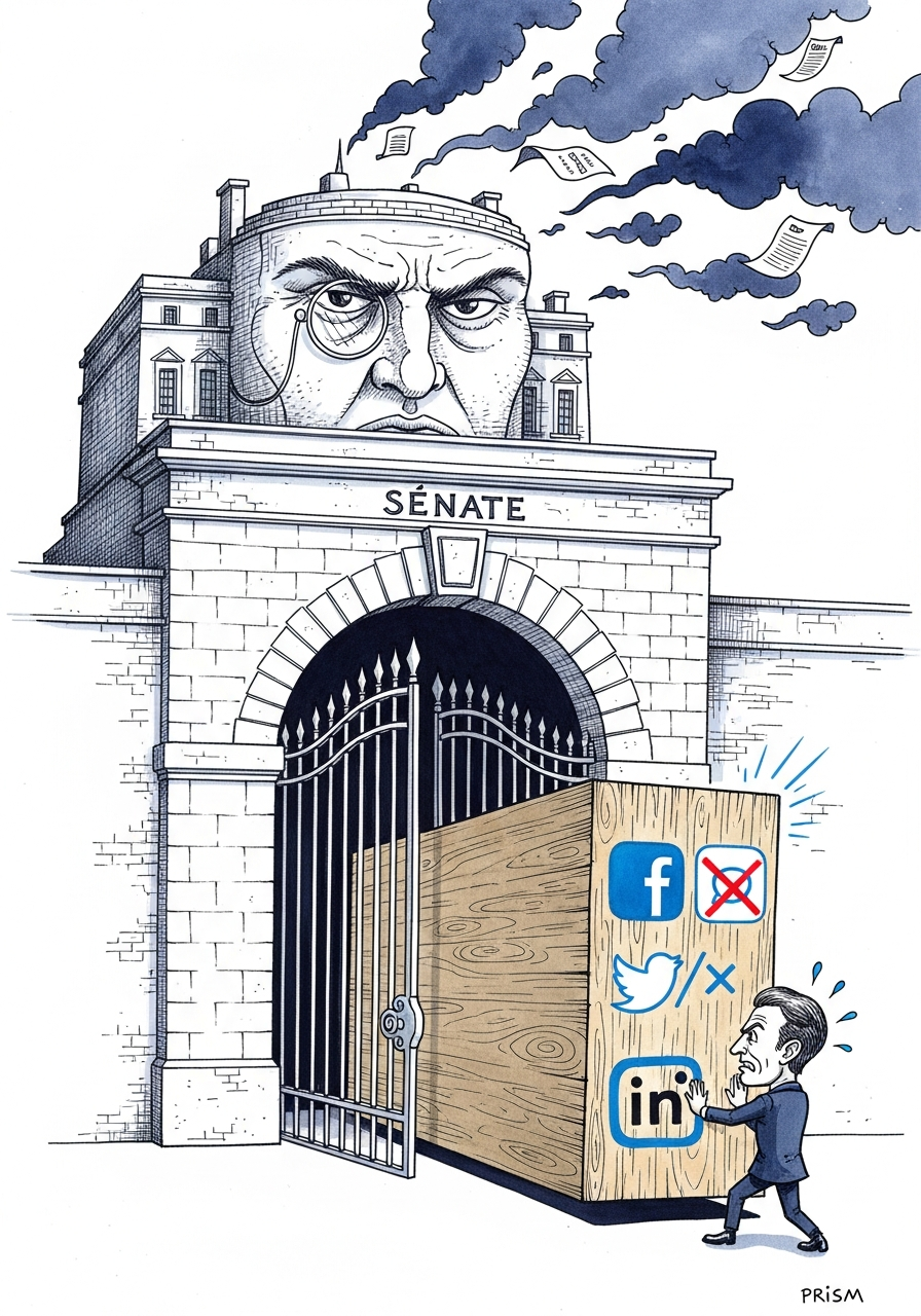 Le Sénat bloque l'interdiction des réseaux sociaux aux moins de 15 ans voulue par Emmanuel Macron