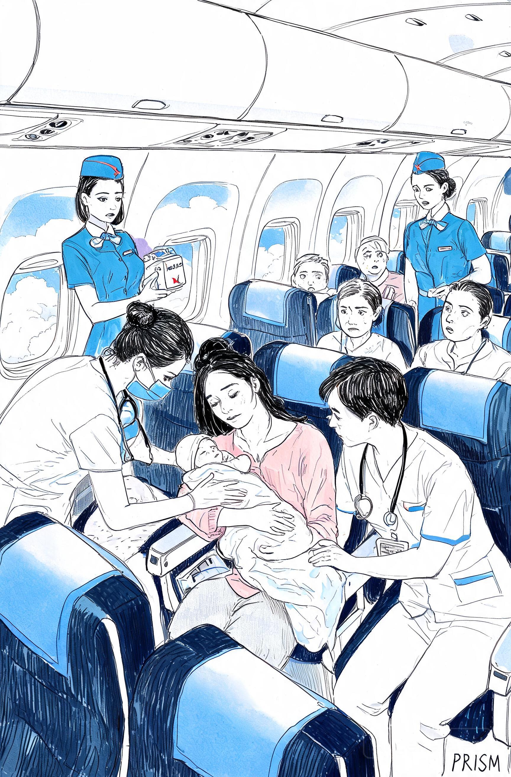 Une passagère accouche à bord d'un vol Delta provoquant un atterrissage d'urgence pour le bébé
