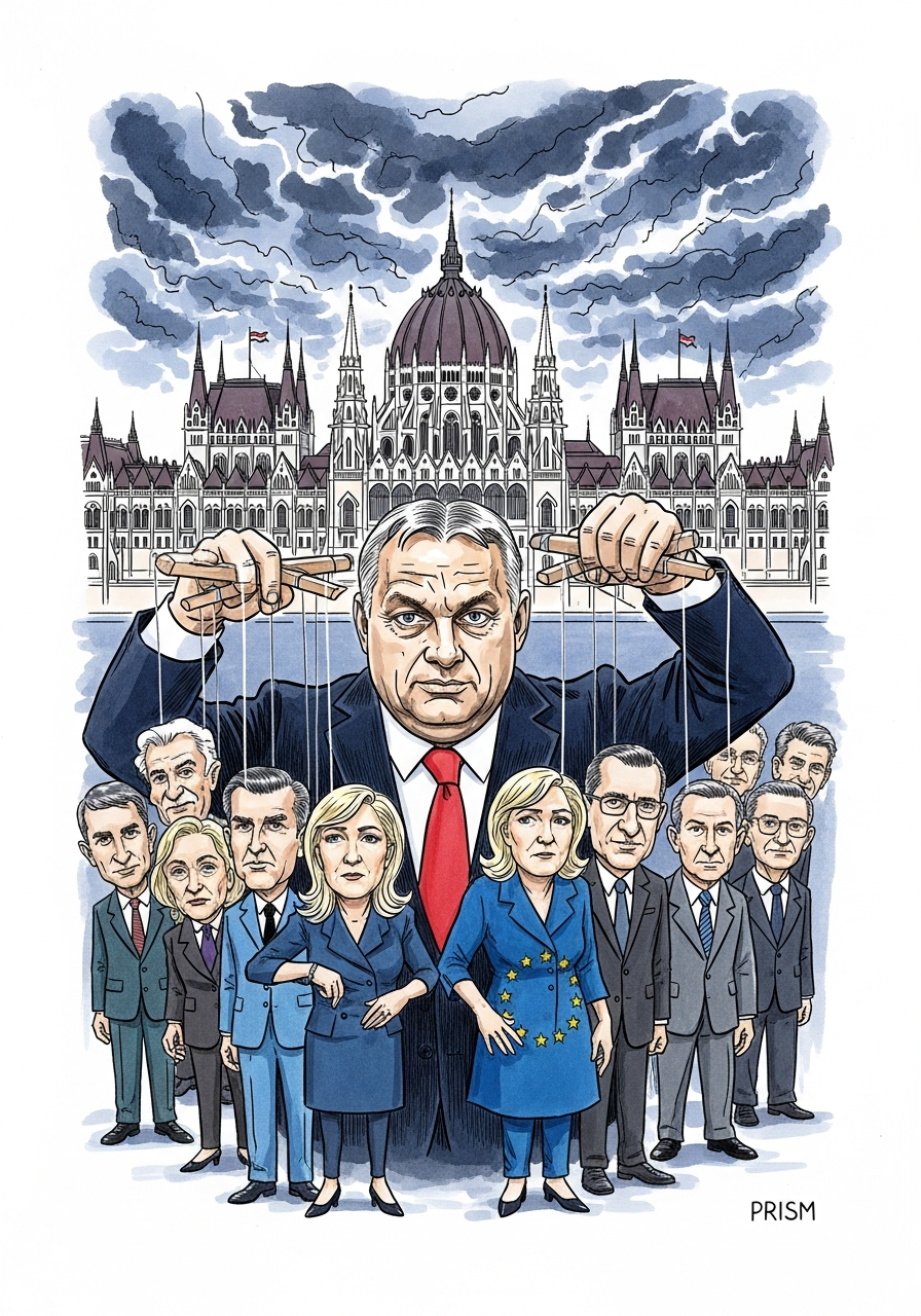 Viktor Orbán mobilise ses réseaux nationalistes face à l'opposition croissante avant les législatives hongroises d'avril 2026