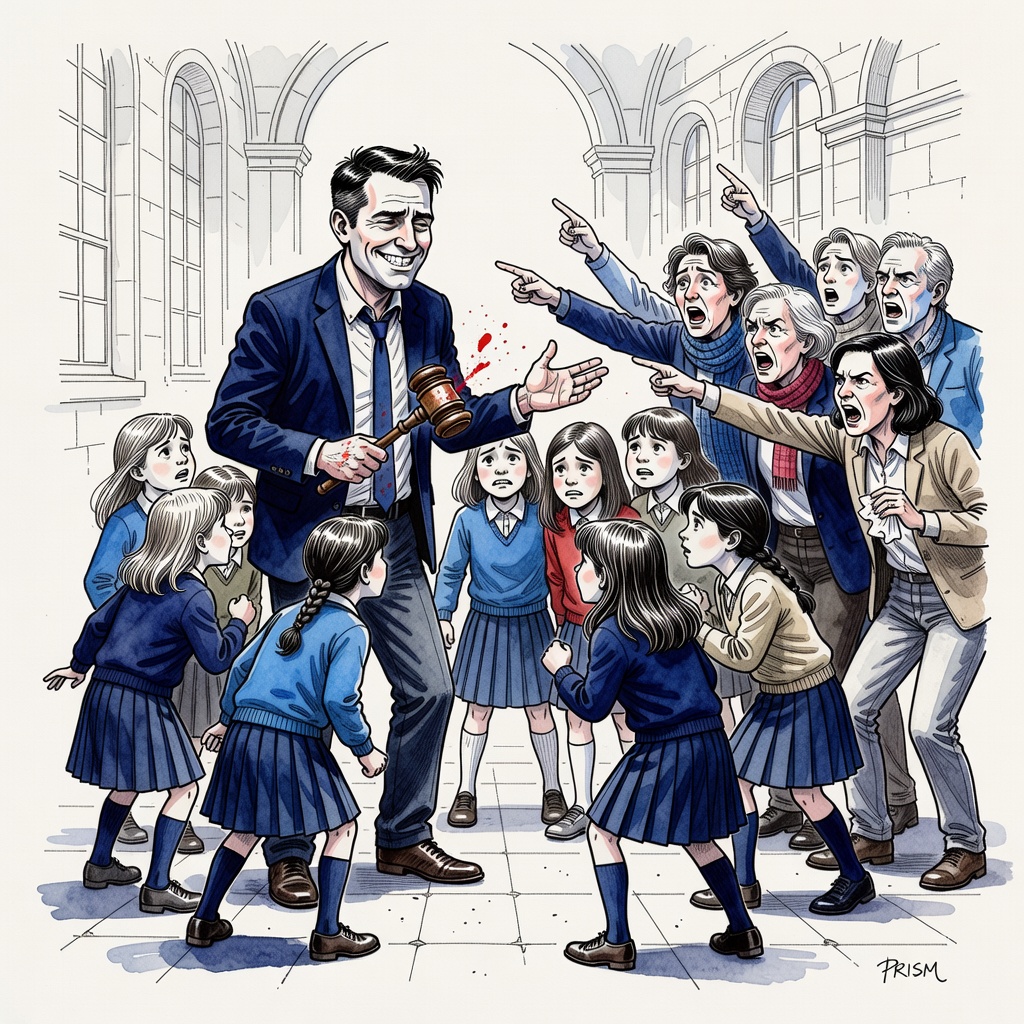 Nicolas G. obtient une relaxe pour harcèlement sexuel sur neuf fillettes, ce qui indigne les parents.