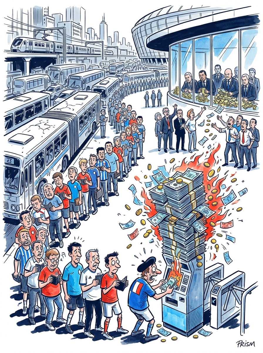 Mondial 2026 : L'explosion des tarifs de transport vers les stades américains menace l'accessibilité populaire de l'événement.