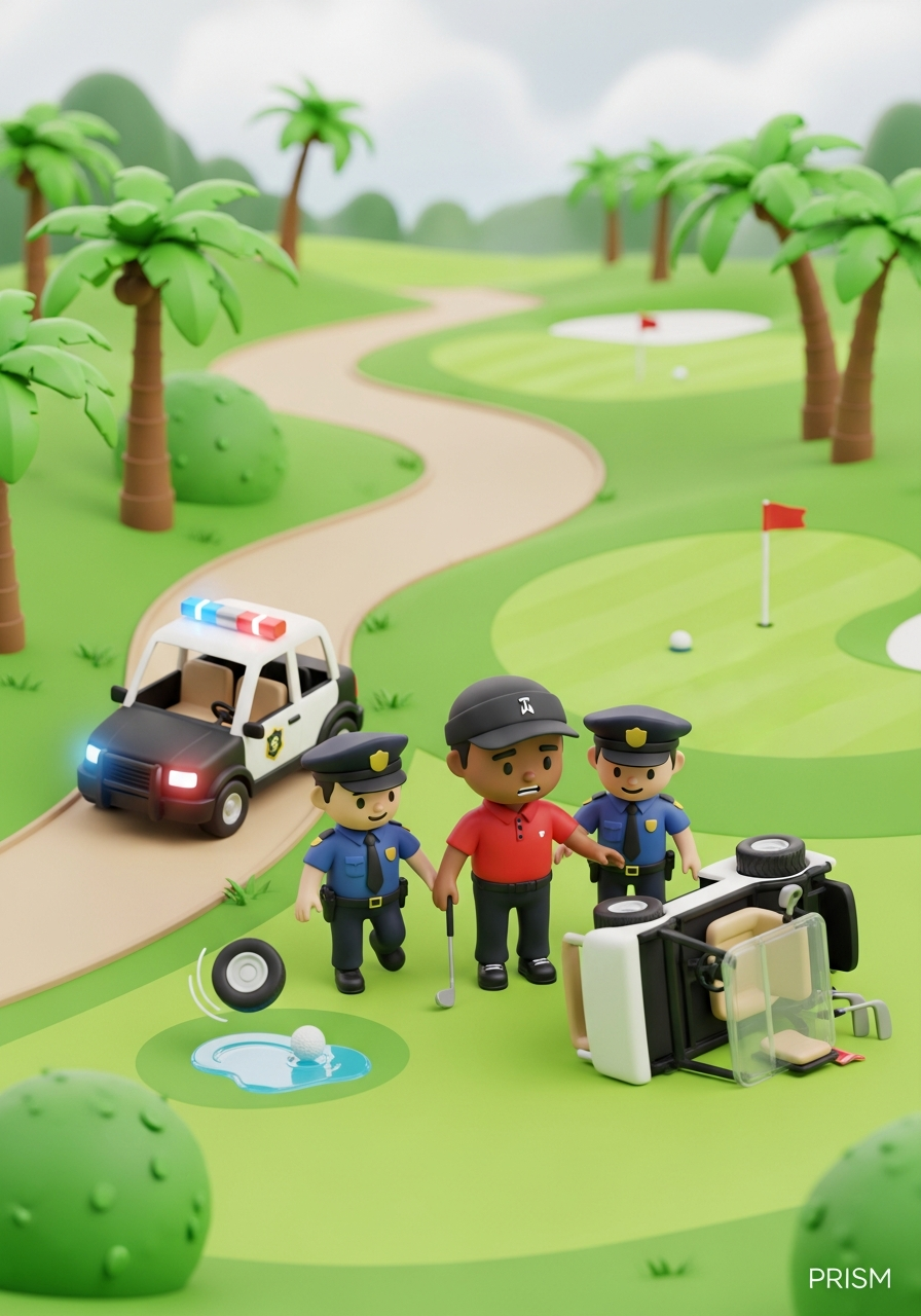 Tiger Woods inculpé pour conduite sous influence en Floride après le refus d'un test urinaire obligatoire