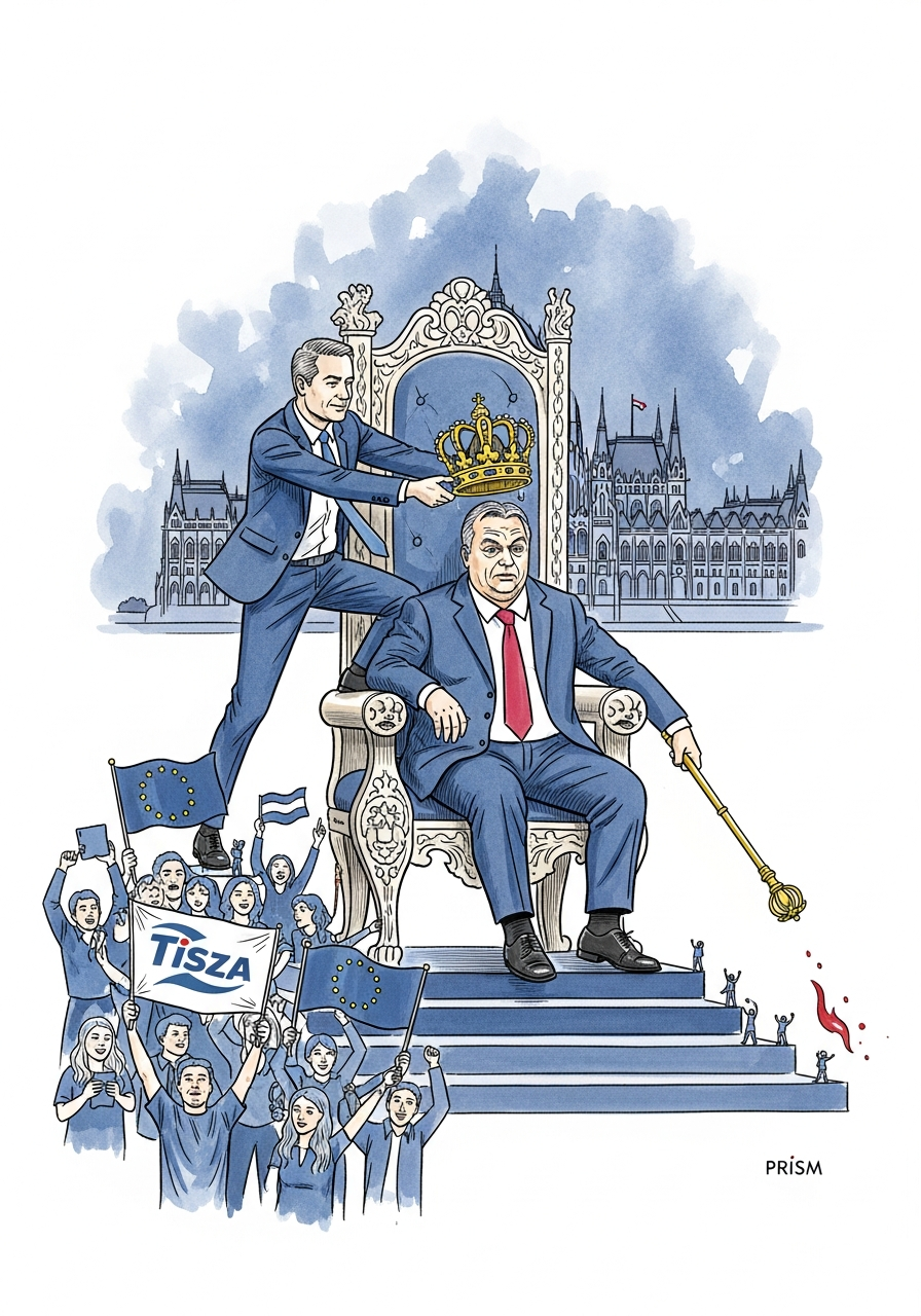 Peter Magyar détrône Viktor Orbán avec une supermajorité parlementaire, provoquant un basculement pro-européen historique en Hongrie.