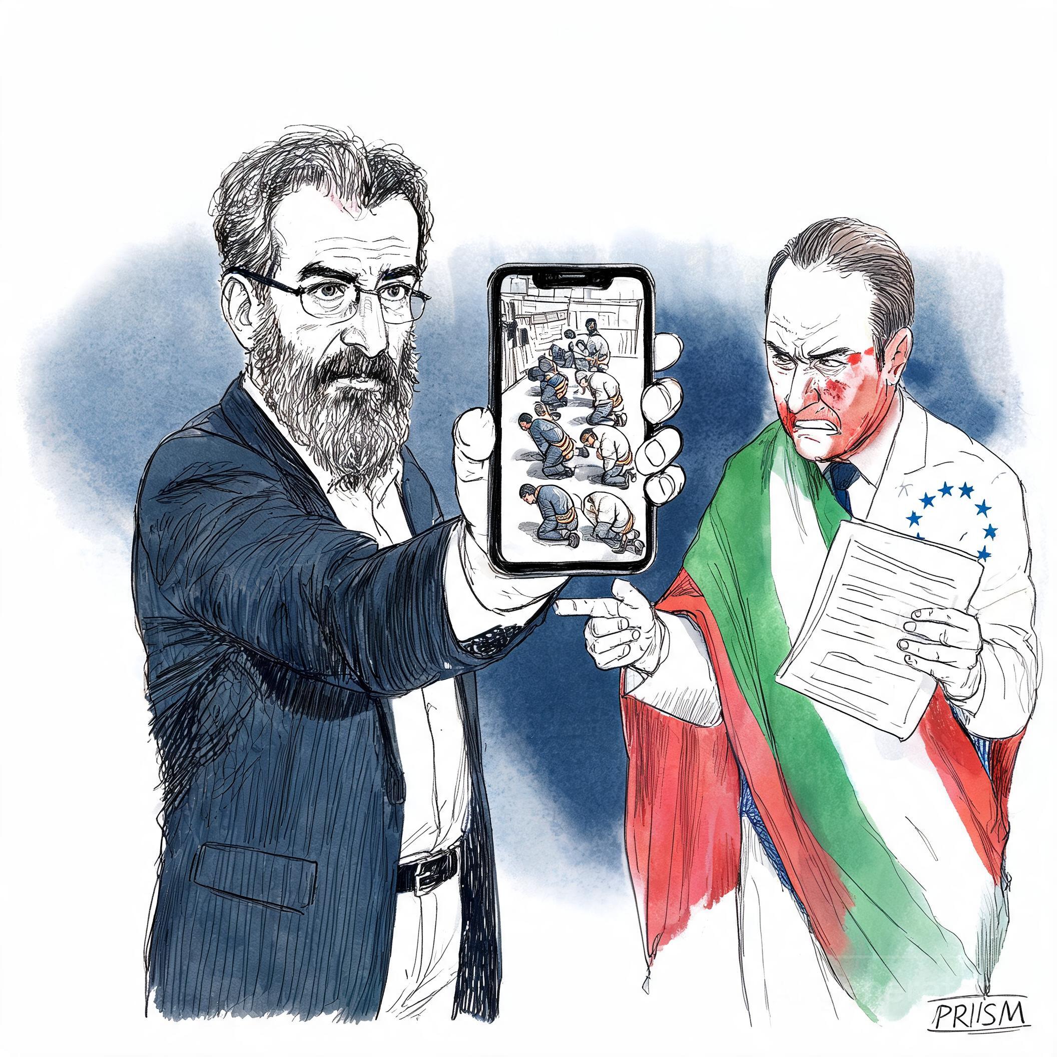 Ben Gvir publie une vidéo de militants agenouillés ; l'Italie réclame des sanctions européennes.