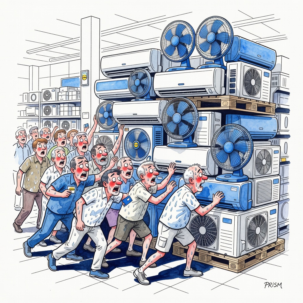 Lidl remet en rayon 200 000 ventilateurs et climatiseurs en pleine canicule, provoquant des ruées.