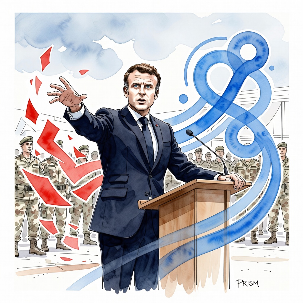 Macron fustige le nationalisme dans son dernier discours qui appelle à une défense européenne.