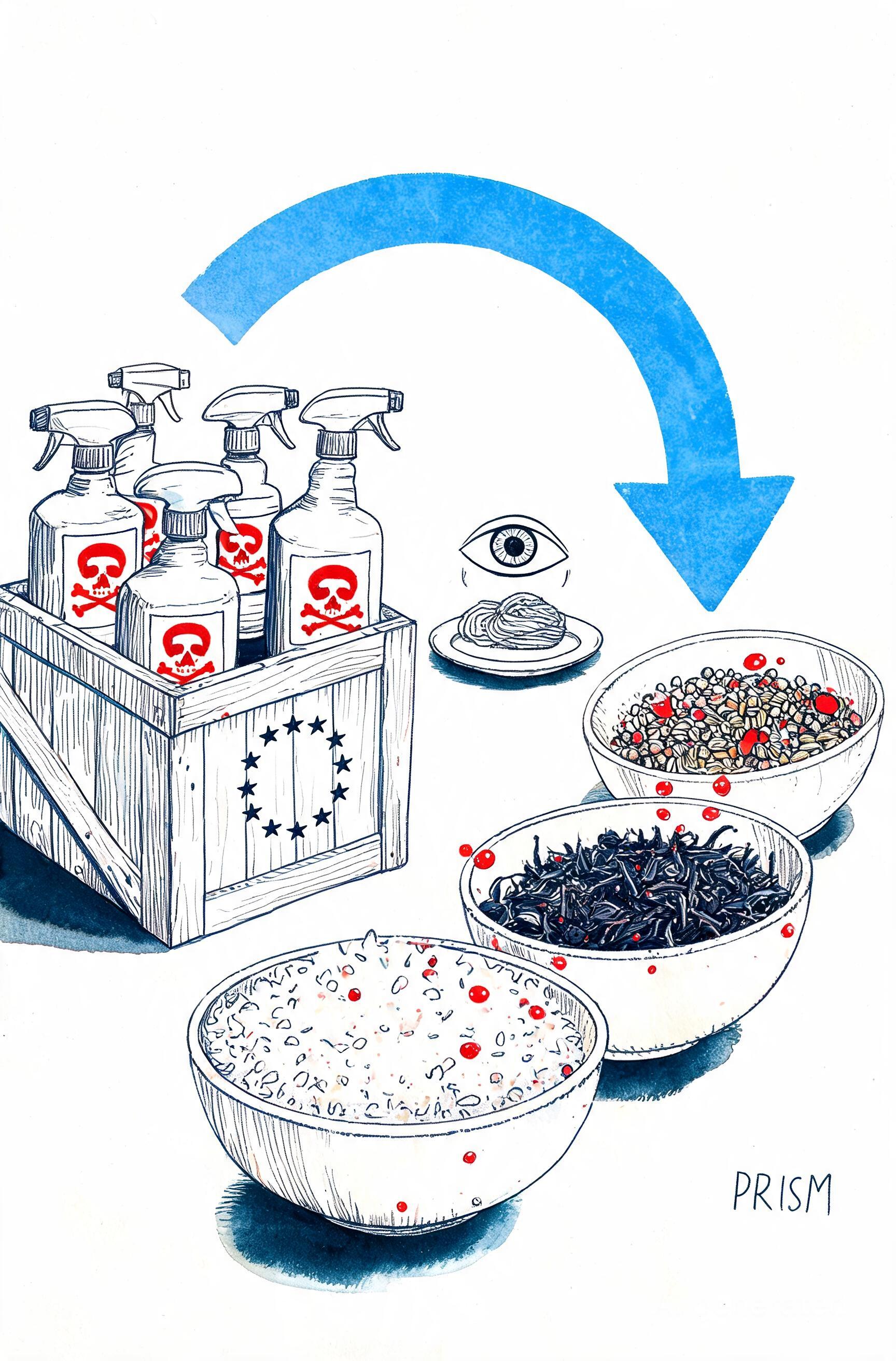 Pesticides interdits dans 70% des aliments importés testés : Foodwatch somme l'UE de réagir immédiatement