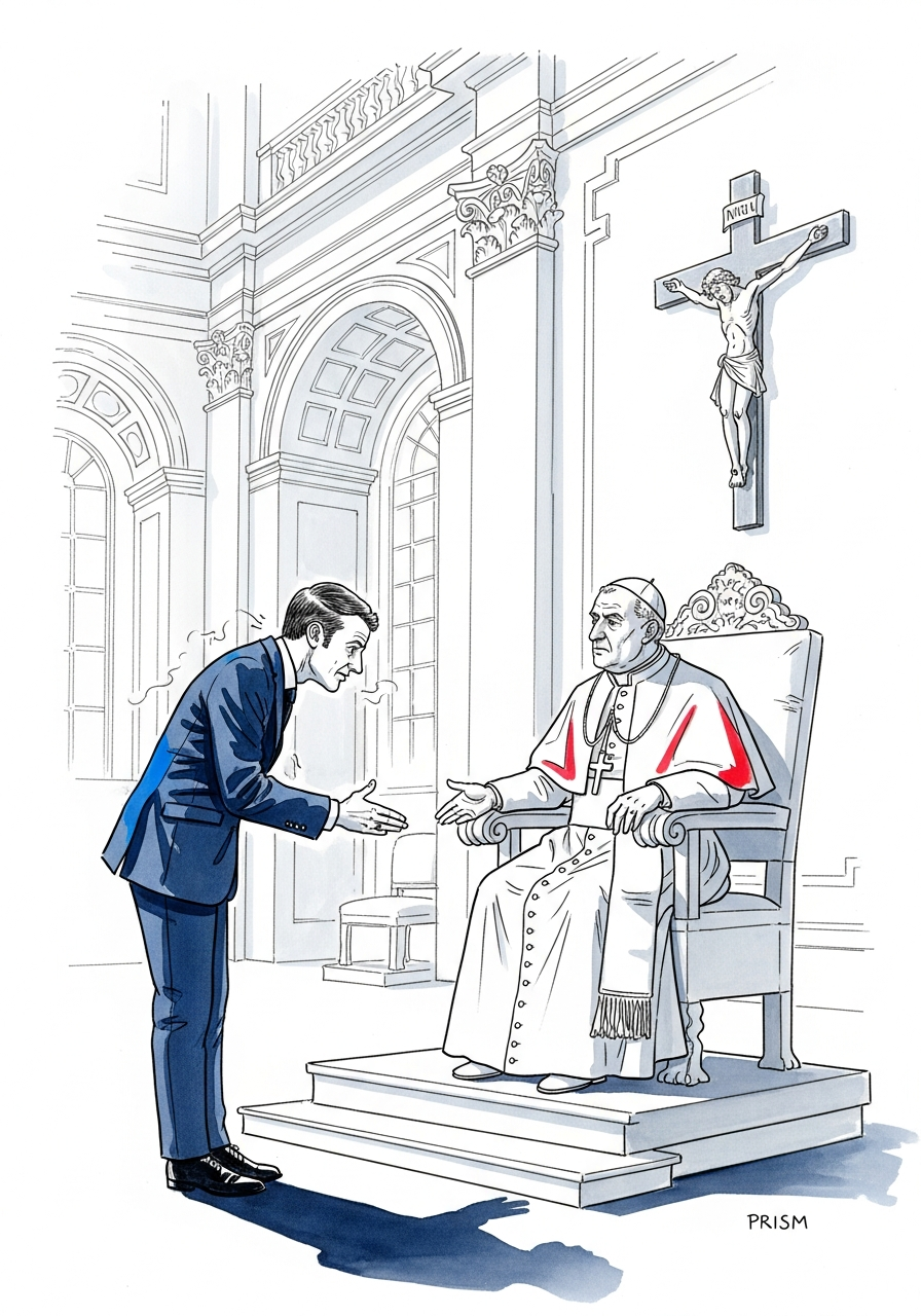 Emmanuel Macron se rend au Vatican le 10 avril pour rencontrer le pape Léon XIV
