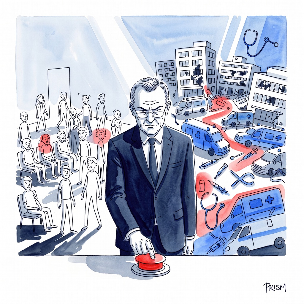 Sébastien Lecornu active le plan Orsan niveau 2 pour faire face à la saturation des urgences.