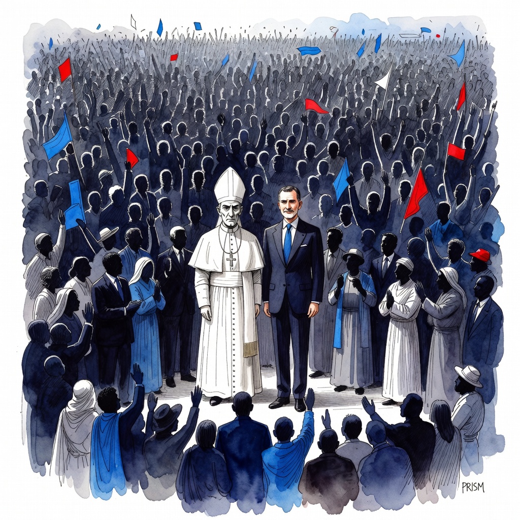 Madrid est une messe : une foule immense pour l'office du pape Léon XIV