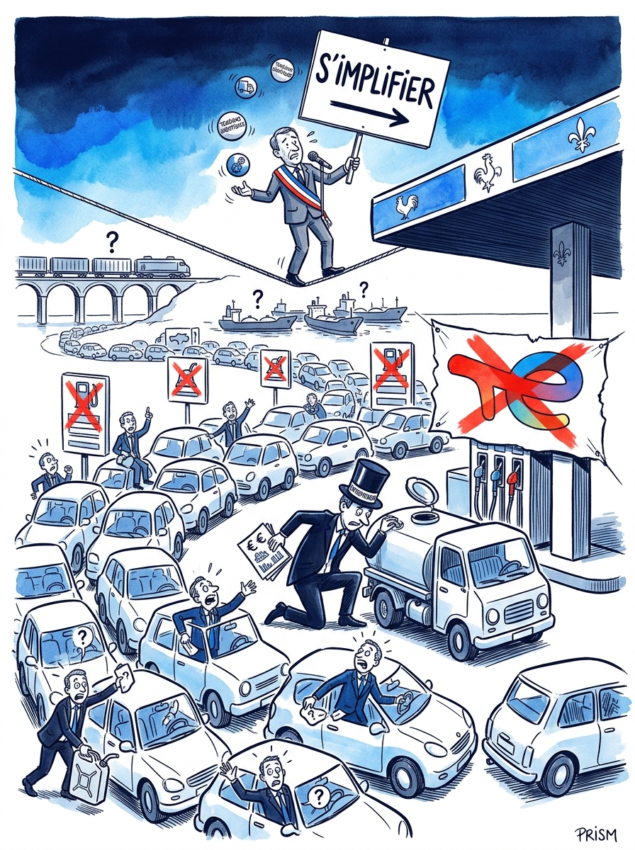 Un quart des stations-service françaises en rupture de carburant après Pâques menace les déplacements professionnels.