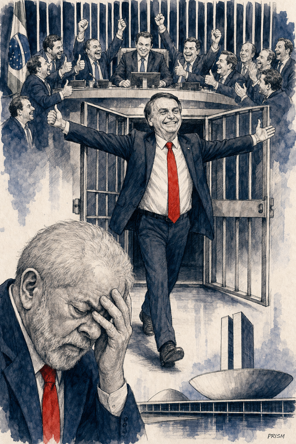 Le Parlement brésilien annule le veto de Lula, réduisant la peine de prison de Jair Bolsonaro