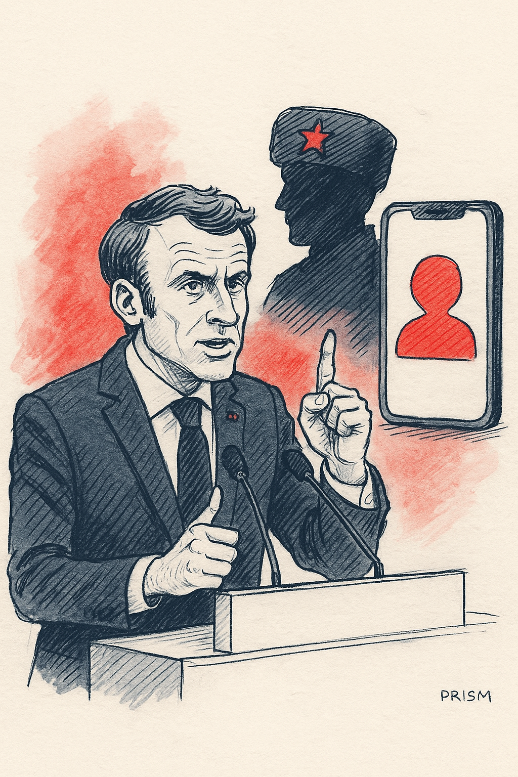 Emmanuel Macron annonce un futur projet de loi "contre les ingérences étrangères" lors des élections.