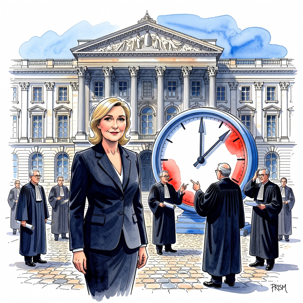 La Cour de cassation statuera d'ici début avril 2027 sur le pourvoi de Marine Le Pen.