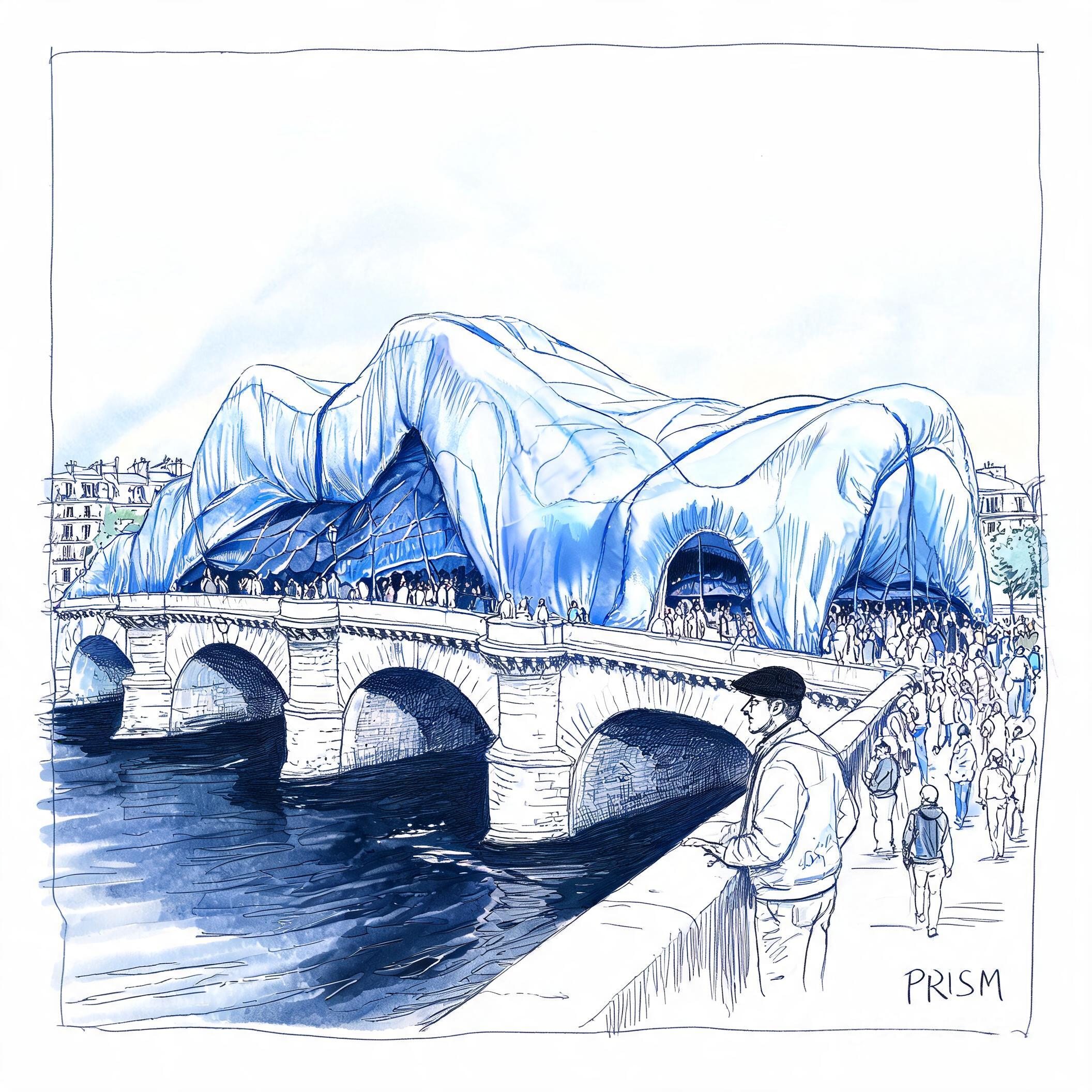 JR métamorphose le Pont-Neuf en «Caverne» géante : ouverture au public le 6 juin 2026