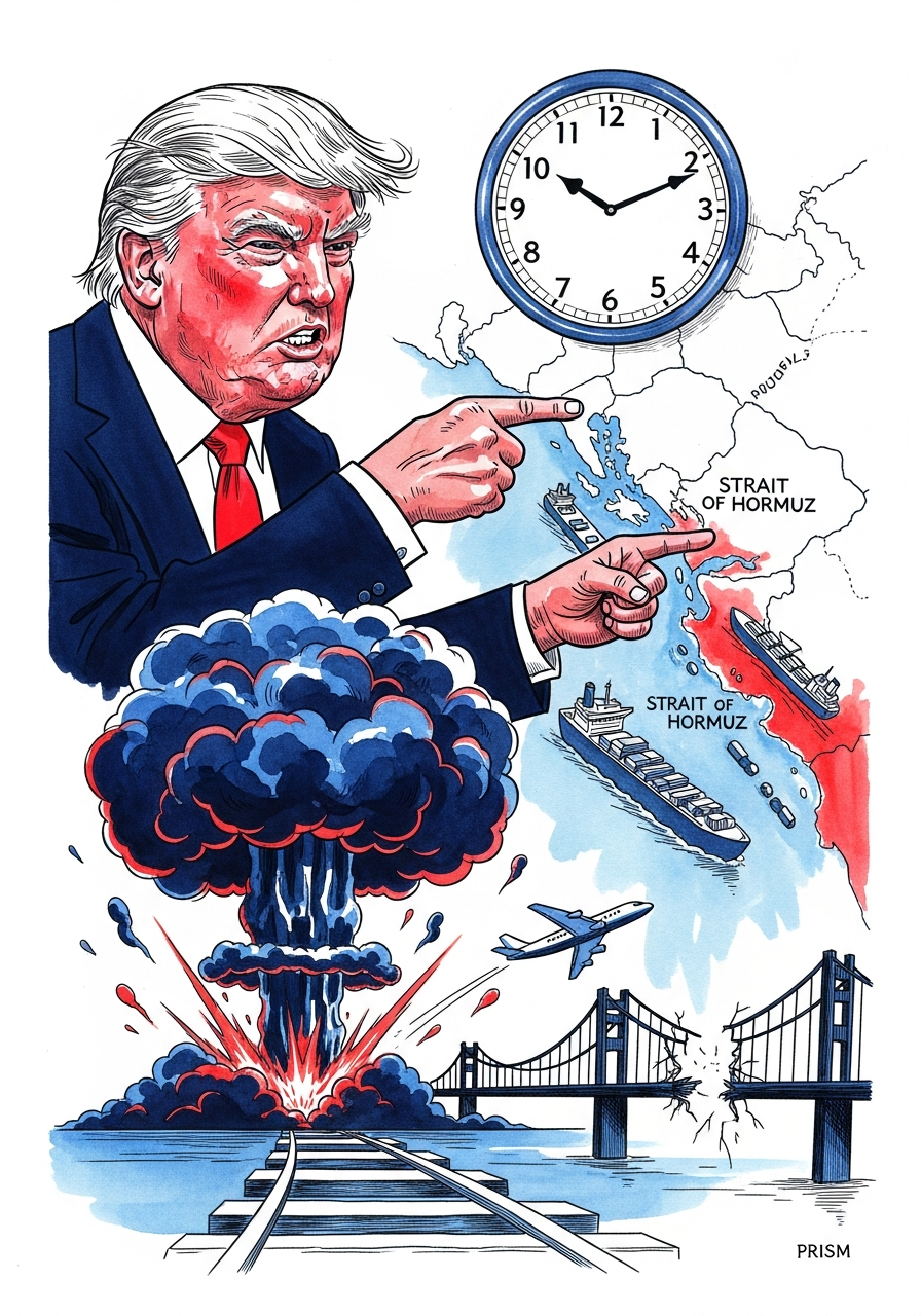 Donald Trump fixe un ultimatum à l'Iran : menace d'anéantissement total et frappes sur des infrastructures stratégiques