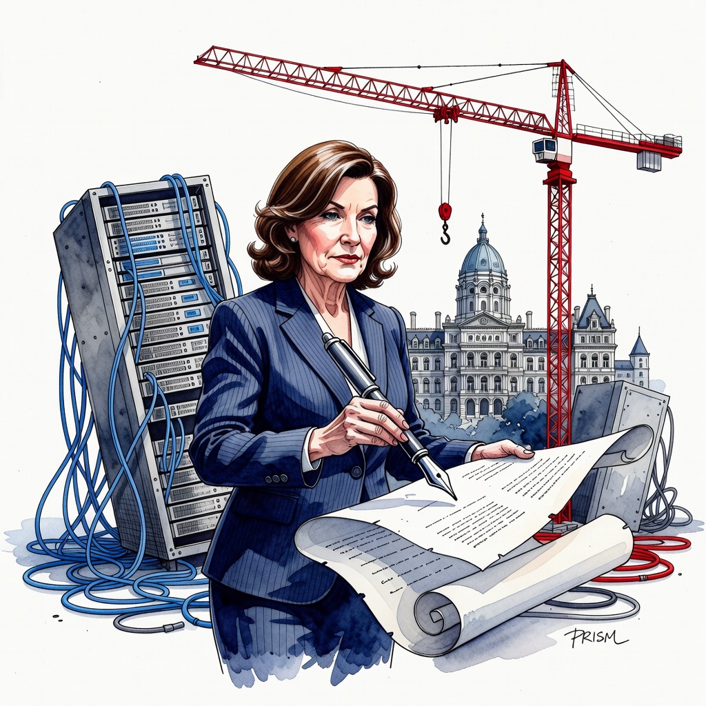 L'Etat de New York met en pause la construction de centres de données, une première aux Etats-Unis