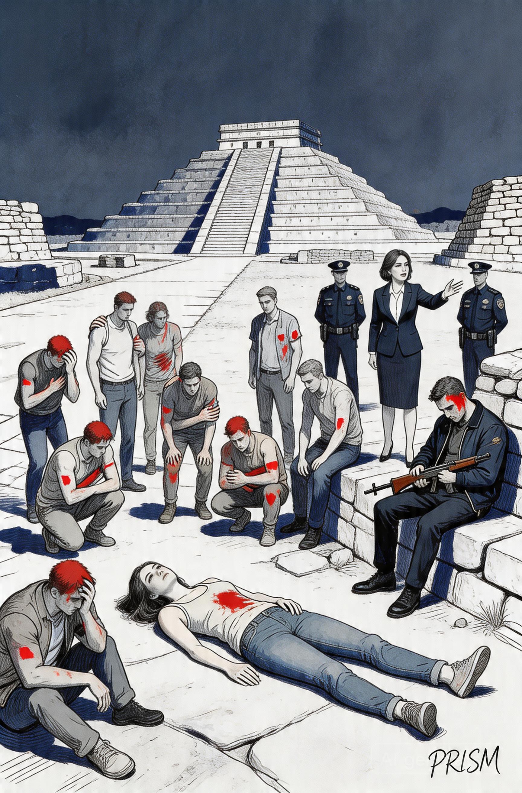 Fusillade mortelle planifiée aux pyramides de Teotihuacan : un mort et treize blessés