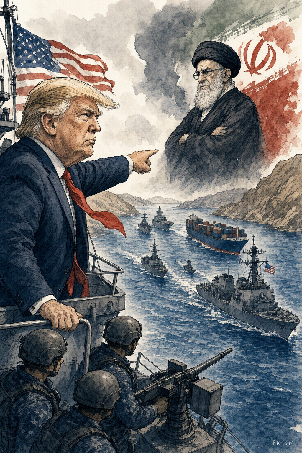 Donald Trump déploie la marine américaine dans le détroit d'Ormuz pour escorter les navires bloqués