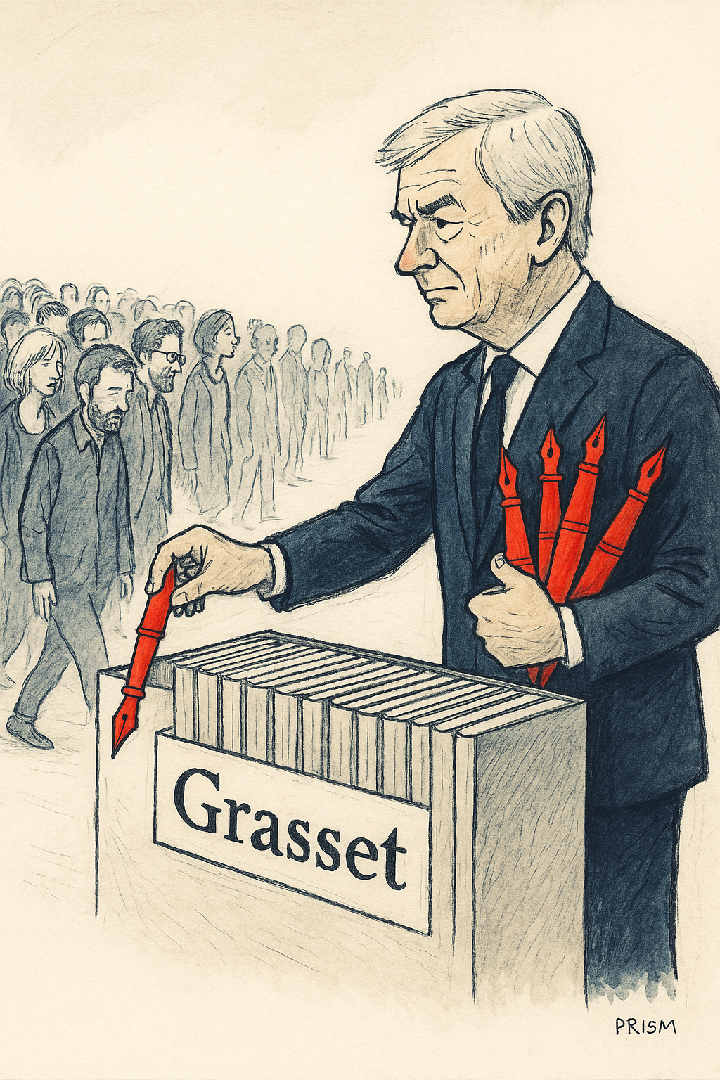 Vincent Bolloré remplace 170 auteurs frondeurs chez Grasset, redessinant le paysage de l'édition française