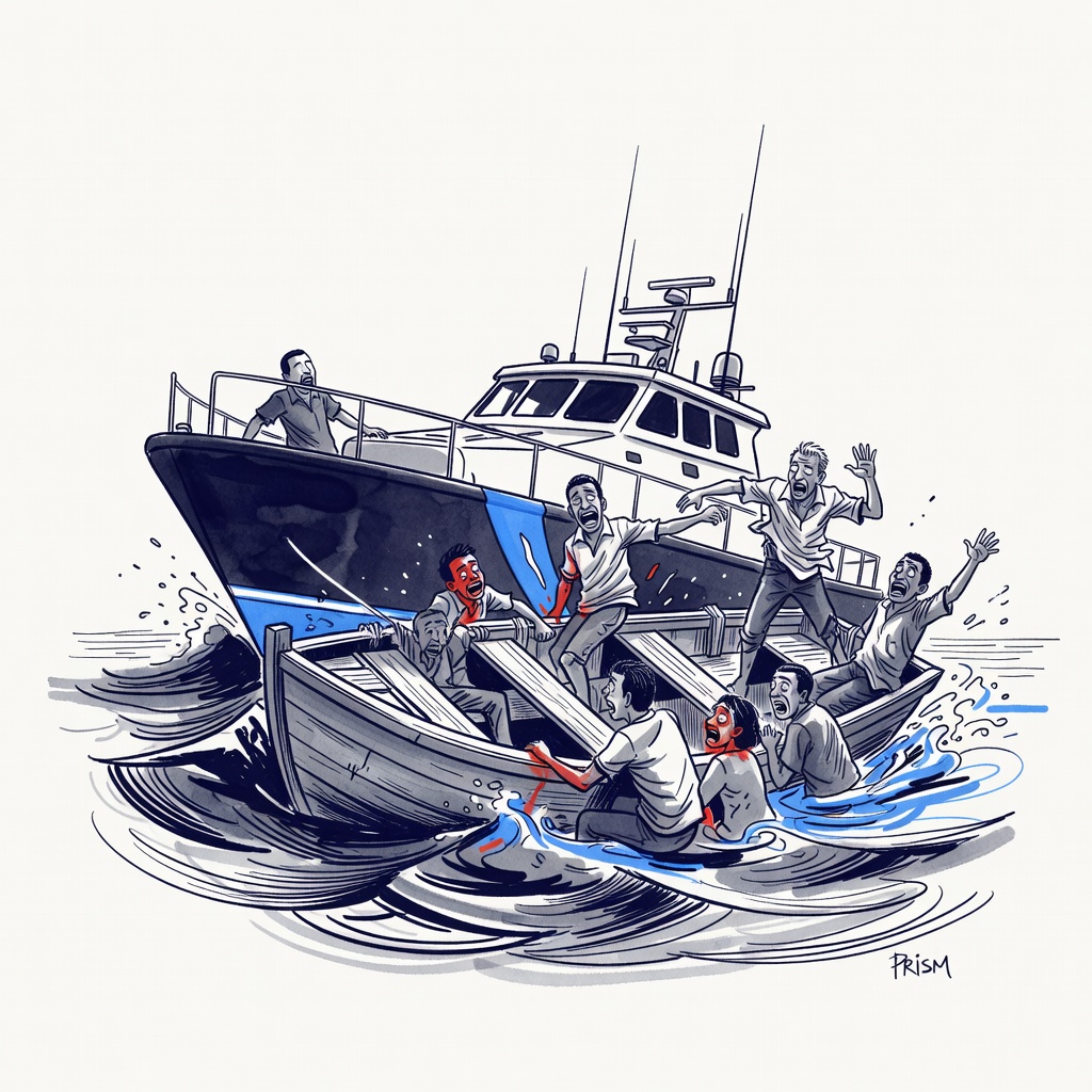 Vidéo d'une collision police-migrants à Mayotte relance le débat sur les interceptions meurtrières en mer