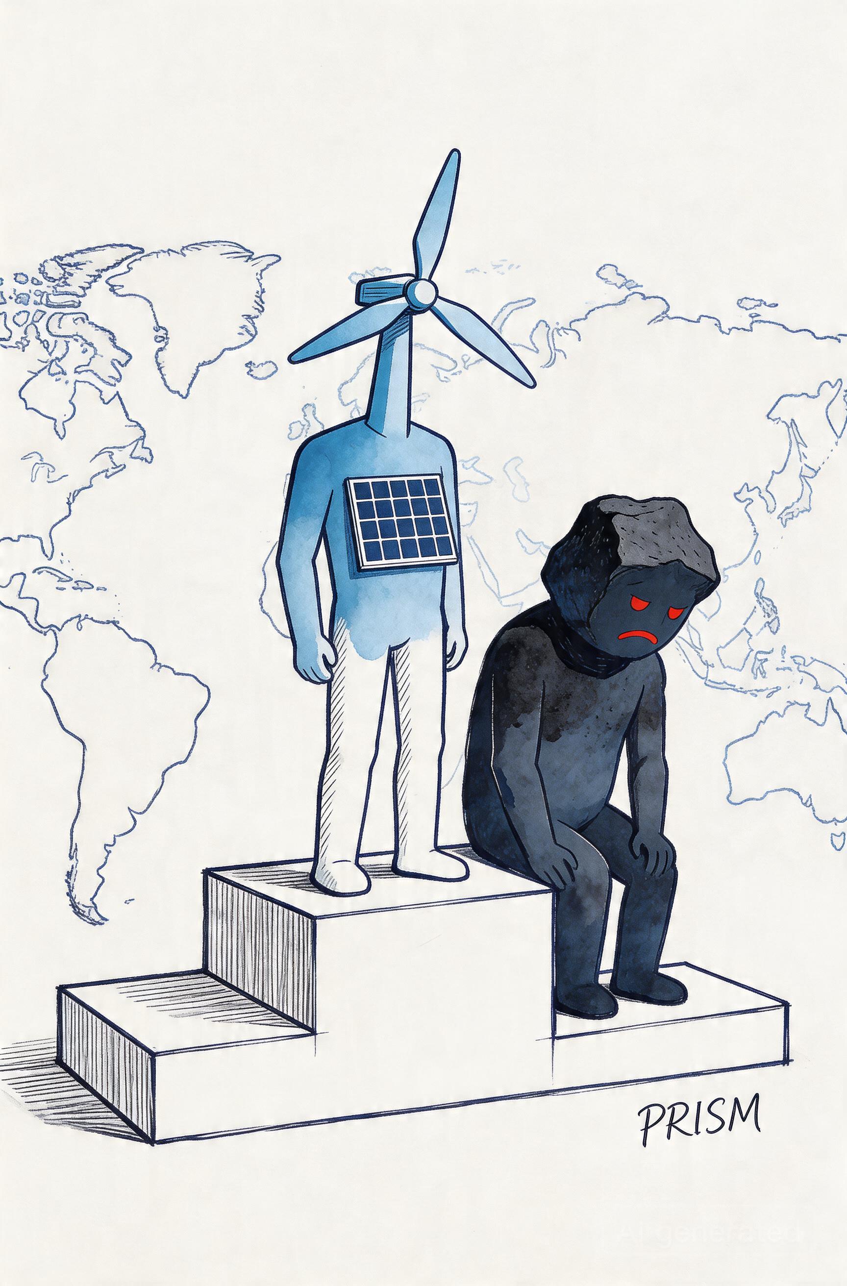 Électricité mondiale : les renouvelables détrônent le charbon et absorbent toute la nouvelle demande