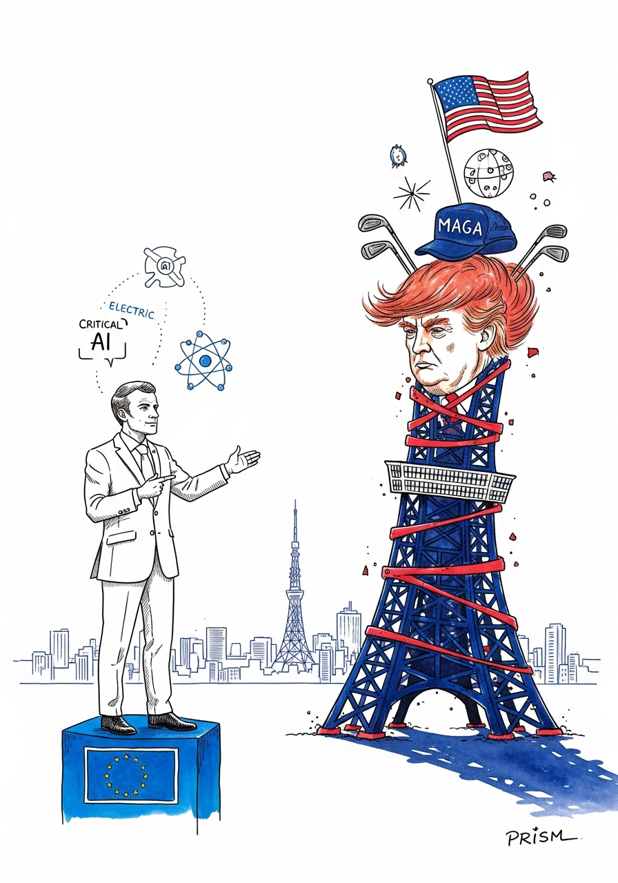 Emmanuel Macron prône la stabilité européenne à Tokyo pour contrer l'imprévisibilité diplomatique de Donald Trump