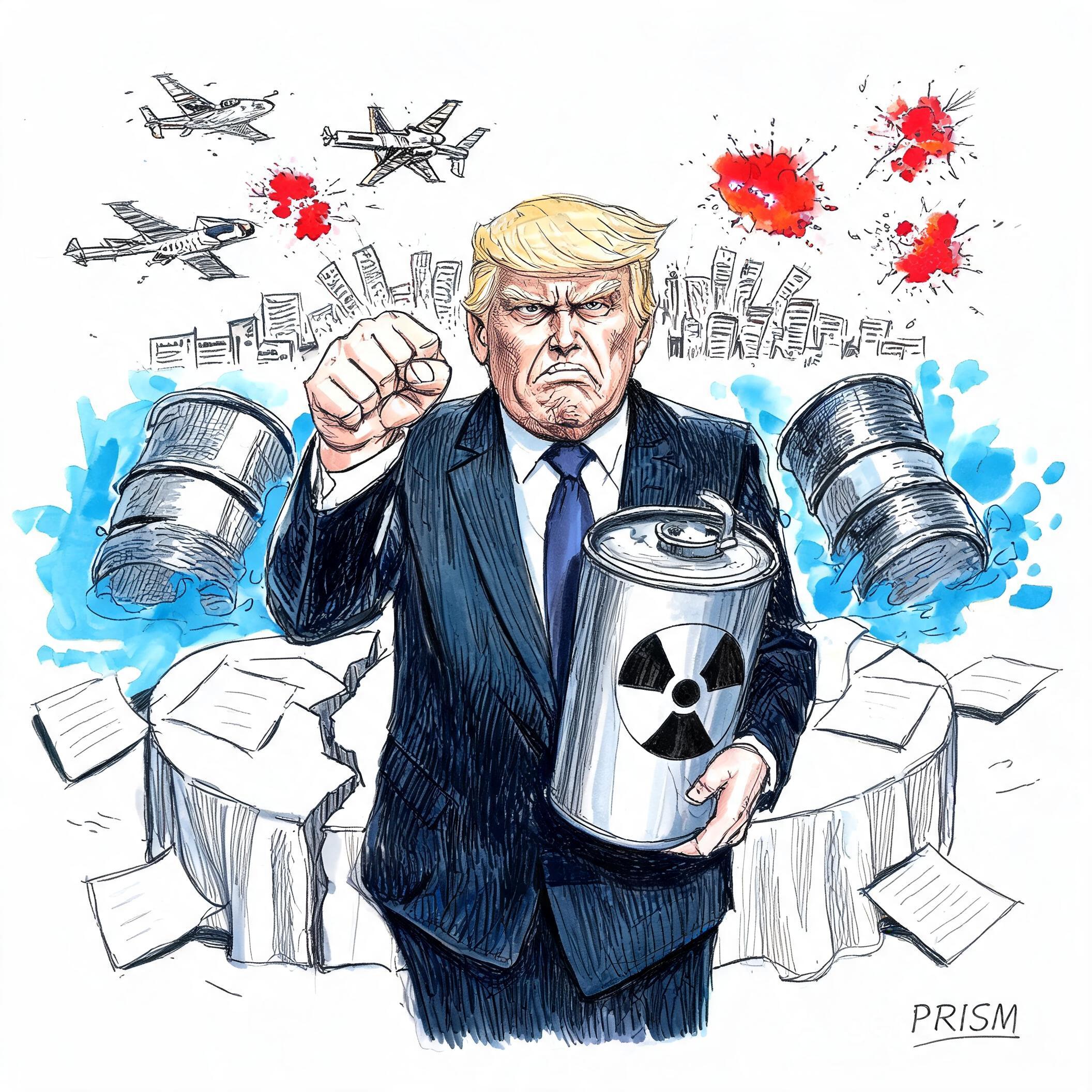 Donald Trump menace de frappes et exige l'uranium iranien, bloquant les pourparlers et les marchés pétroliers.