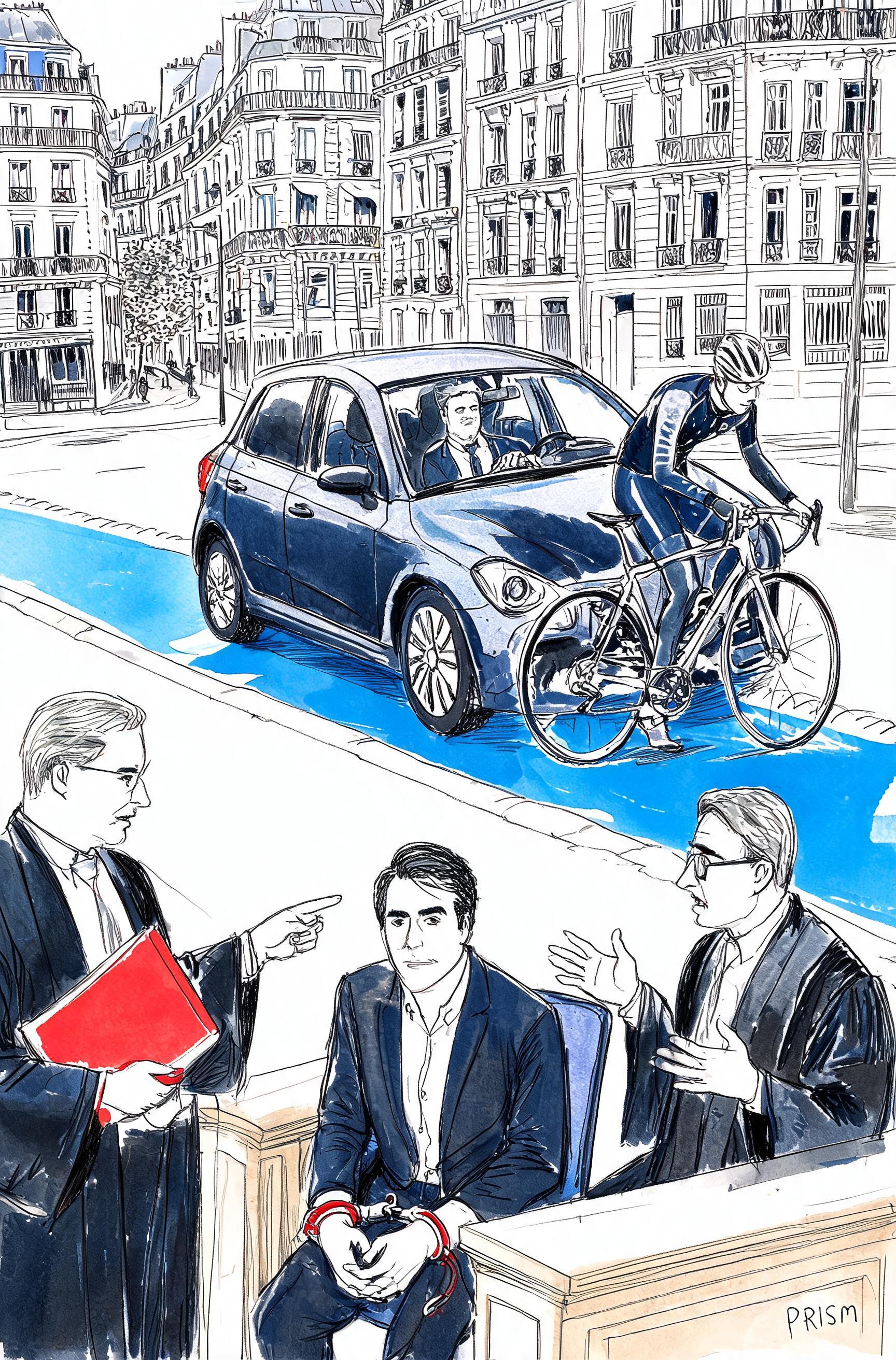 Procès requis pour meurtre contre l'automobiliste ayant tué le cycliste Paul Varry à Paris
