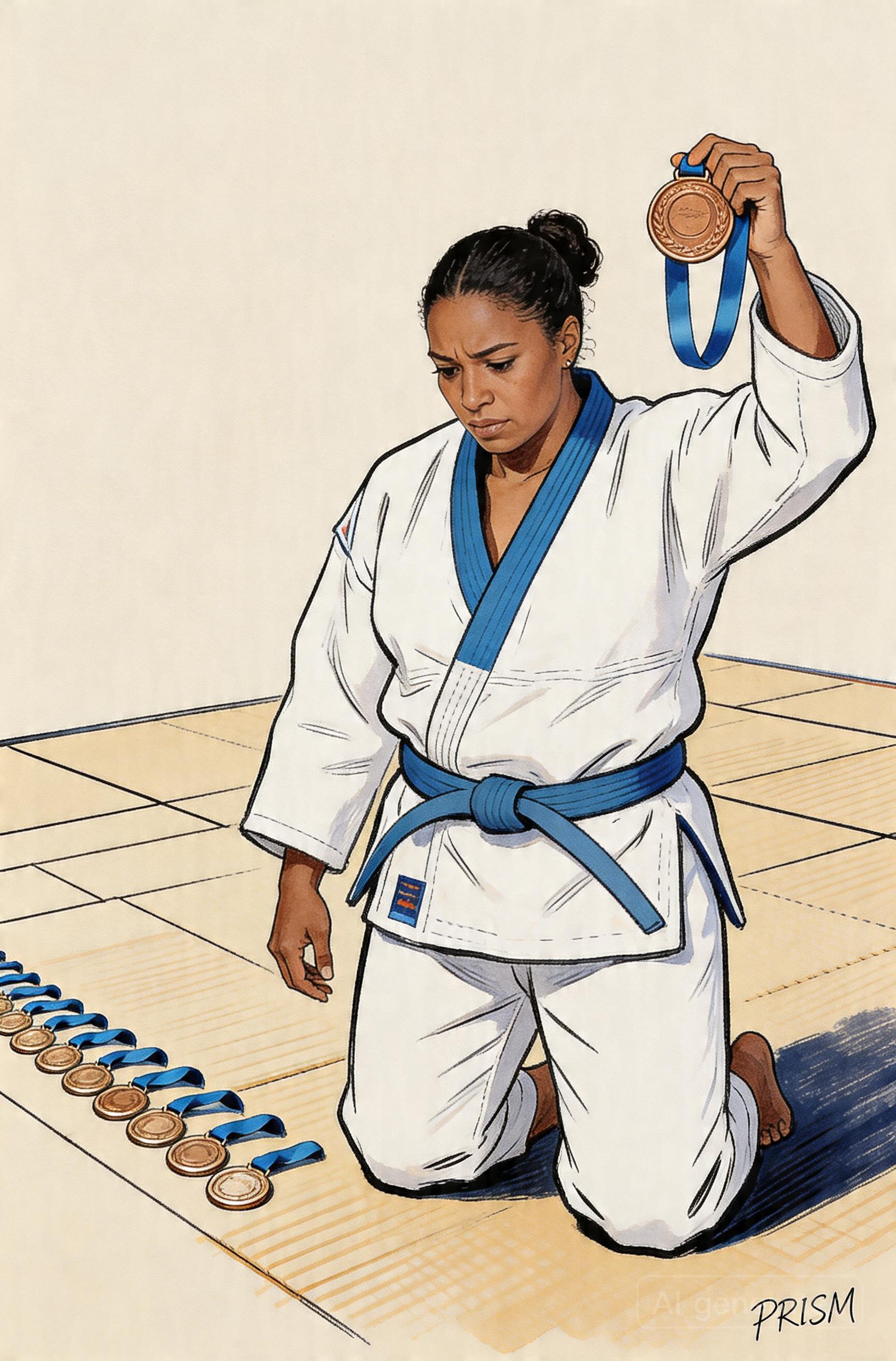Judo : Romane Dicko décroche le bronze européen après une défaite surprise en quarts
