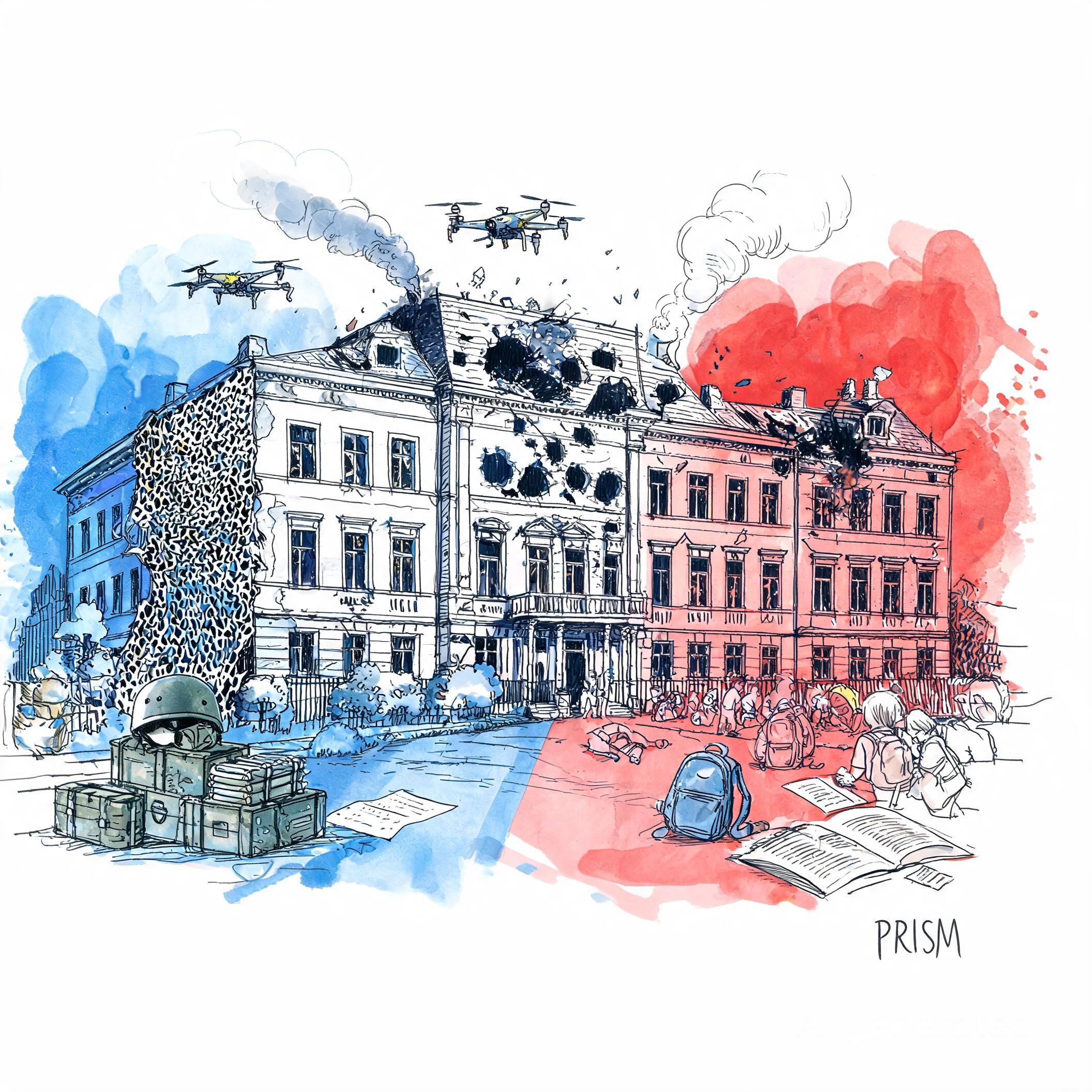Des drones ukrainiens frappent un lycée à Starobelsk, faisant 10 morts, Kiev et Moscou s'opposent.
