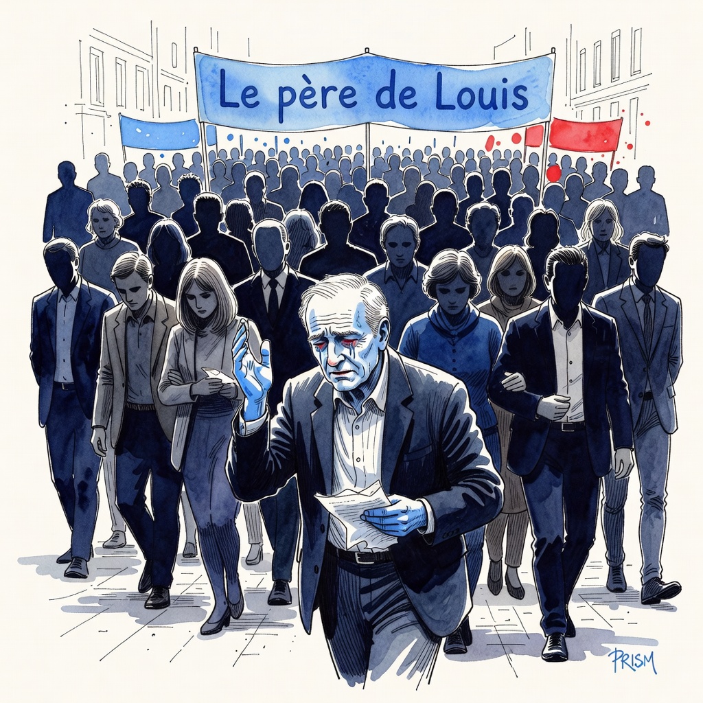 Le père de Louis, battu à mort à Narbonne, livre un hommage poignant lors d'une marche.