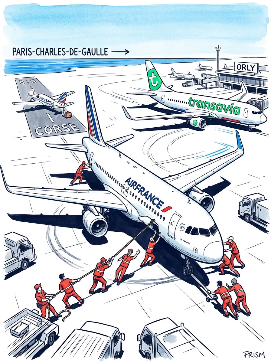 Transports : Air France quitte Orly, sauf pour les liaisons avec la Corse