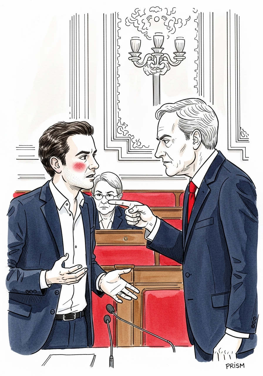 Nagui auditionné à l'Assemblée : confrontation avec Charles Alloncle sur l'enrichissement personnel et le cyberharcèlement.