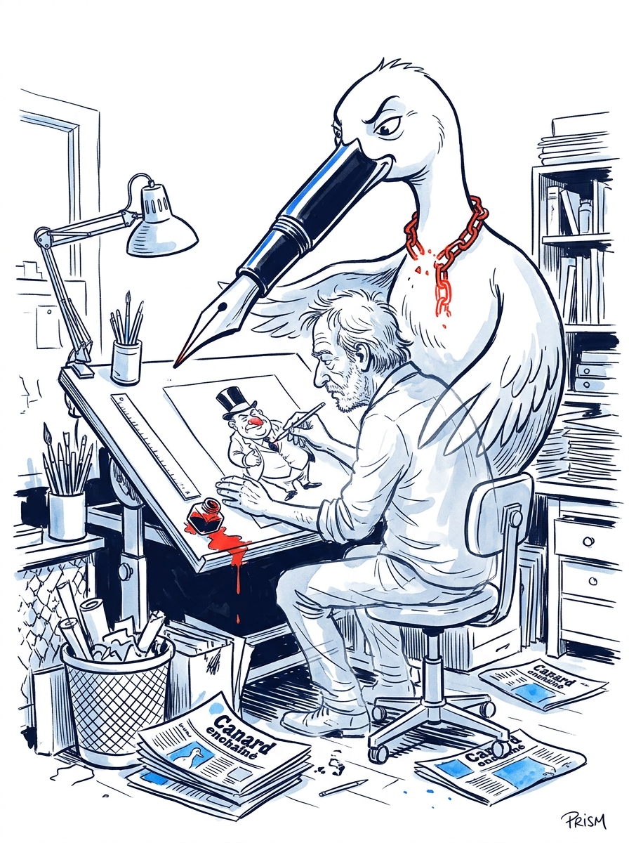 Jacques-Armand Cardon, dessinateur historique du Canard enchaîné, s'éteint à 89 ans après soixante ans de satire.