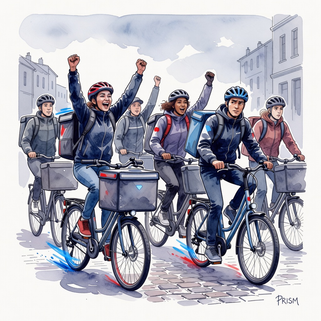 Uber Eats, Deliveroo… Les livreurs à vélo obtiennent une hausse significative de leur revenu minimum