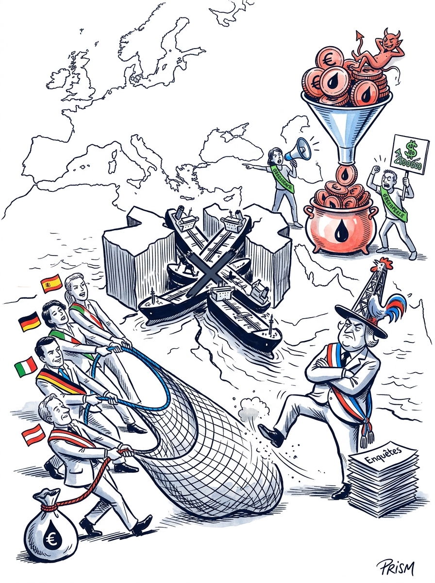 Cinq pays européens réclament une taxe sur les superprofits pétroliers face au refus de la France