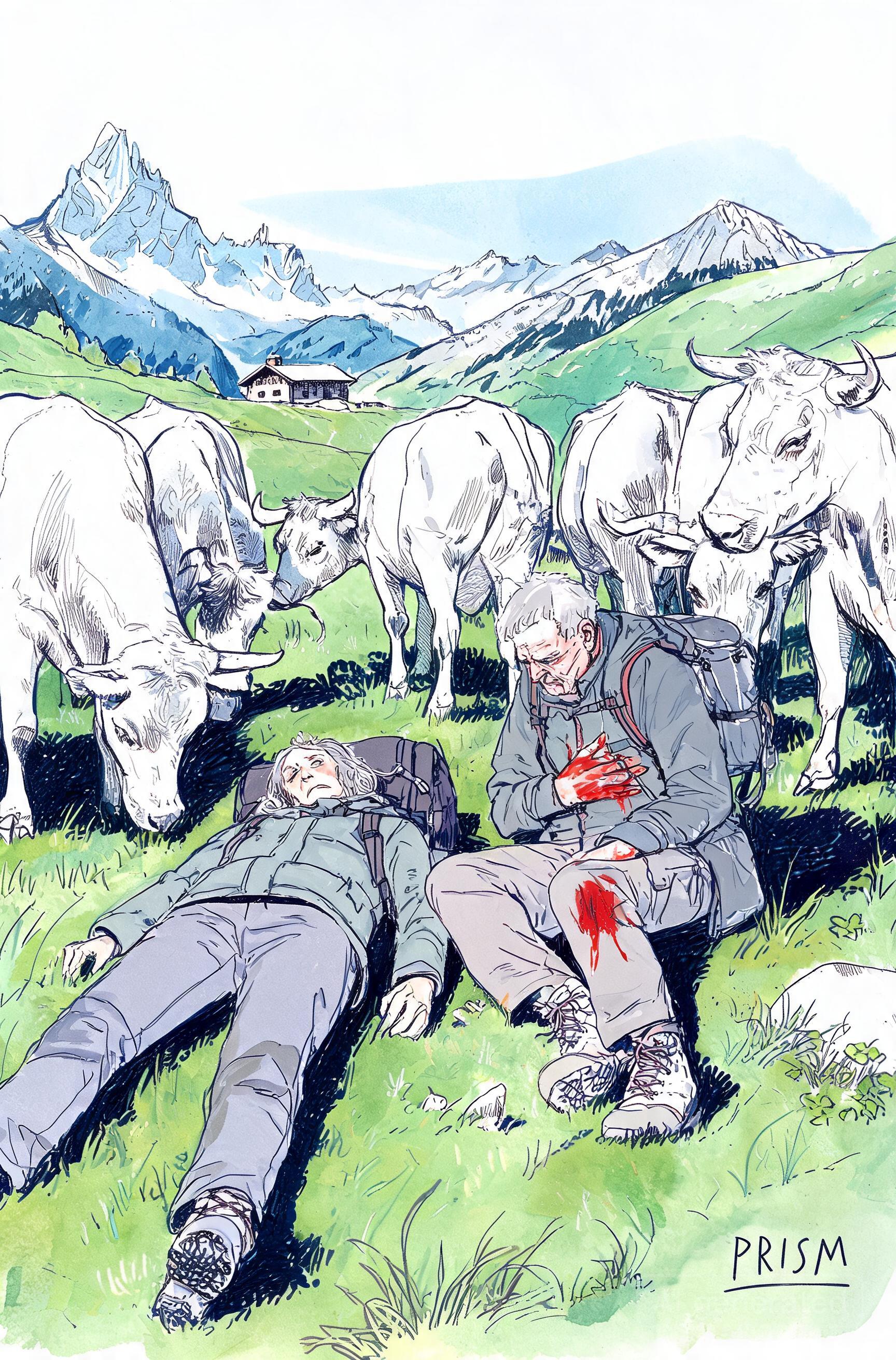 Au Tyrol, randonneuse de 67 ans tuée par des vaches, son mari grièvement blessé