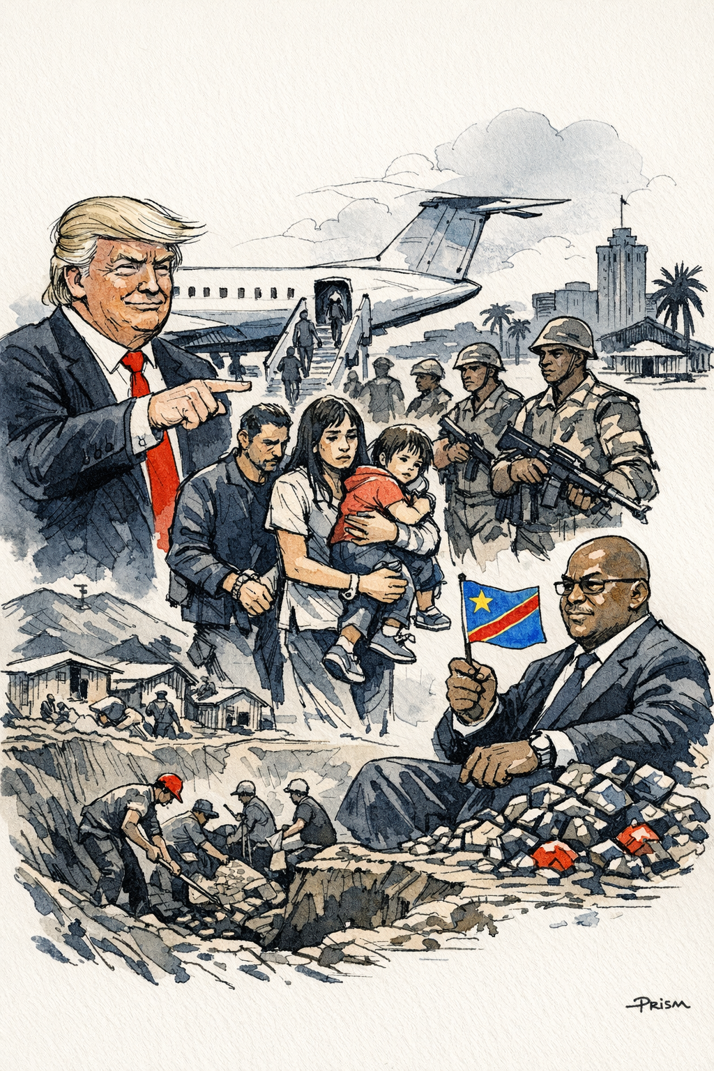 Washington expulse des migrants latino-américains vers la RDC : un accord opaque aux lourdes conséquences juridiques