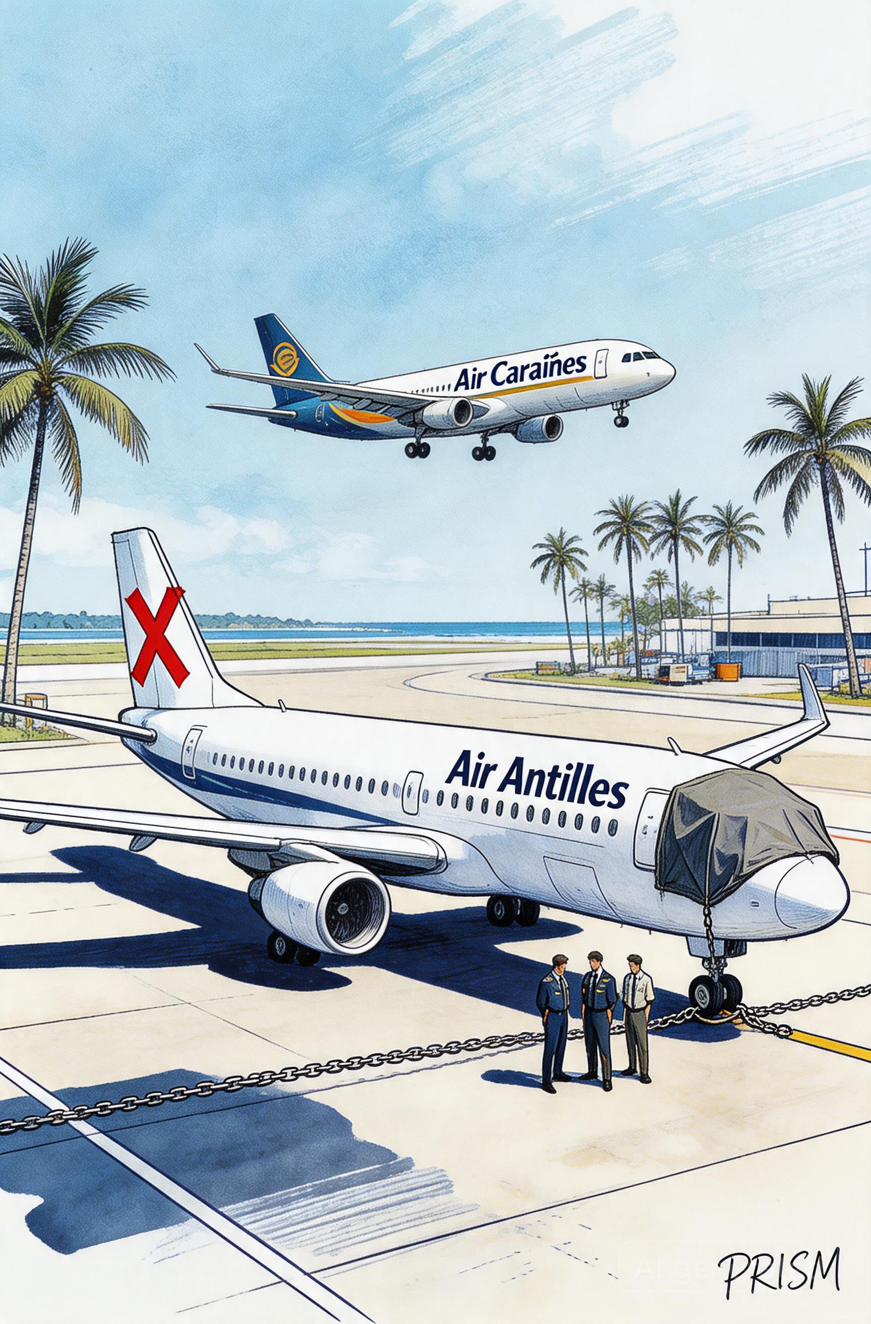 Air Antilles en liquidation judiciaire : cessation immédiate d'activité et fin des liaisons aériennes régionales