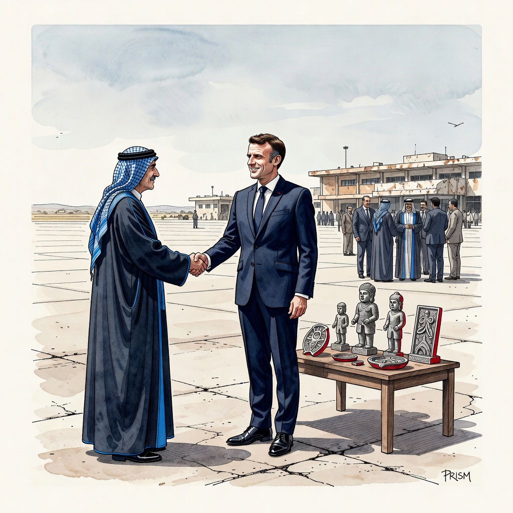 Emmanuel Macron en Syrie : première visite d’un dirigeant européen depuis la chute de Bachar Al-Assad