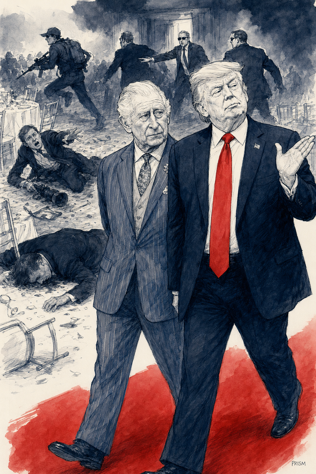 Donald Trump maintient la visite du roi Charles III après la fusillade au gala de presse