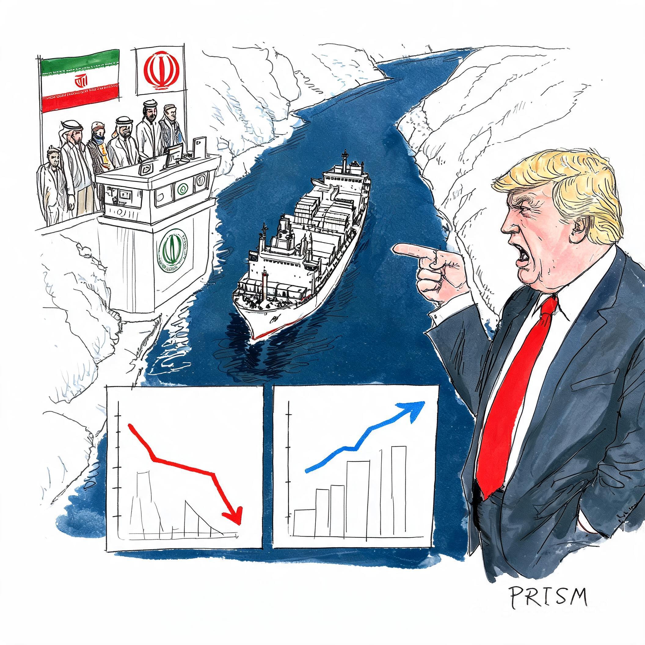L'Iran crée l'Autorité du Golfe pour verrouiller Ormuz; pétrole chute de 5,6% sous ultimatum Trump.