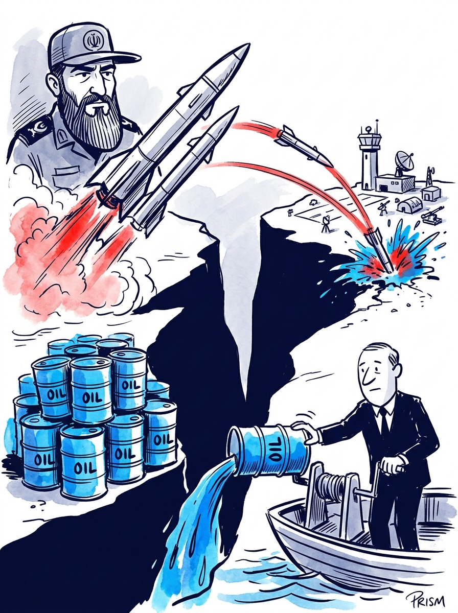 L'Iran frappe Diego Garcia avec des missiles longue portée alors que Washington assouplit les sanctions pétrolières
