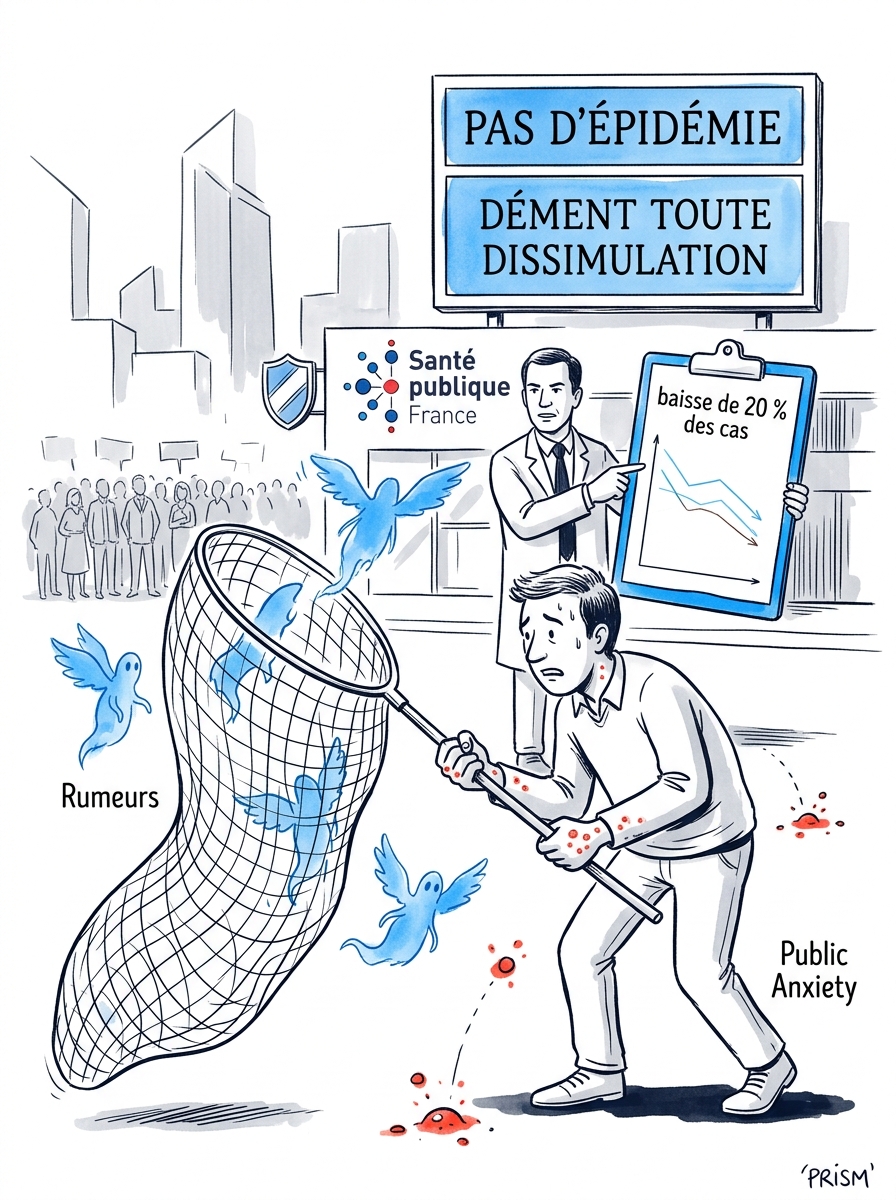 Rumeurs d'épidémie de méningite en France : les autorités démentent toute dissimulation après vérification factuelle
