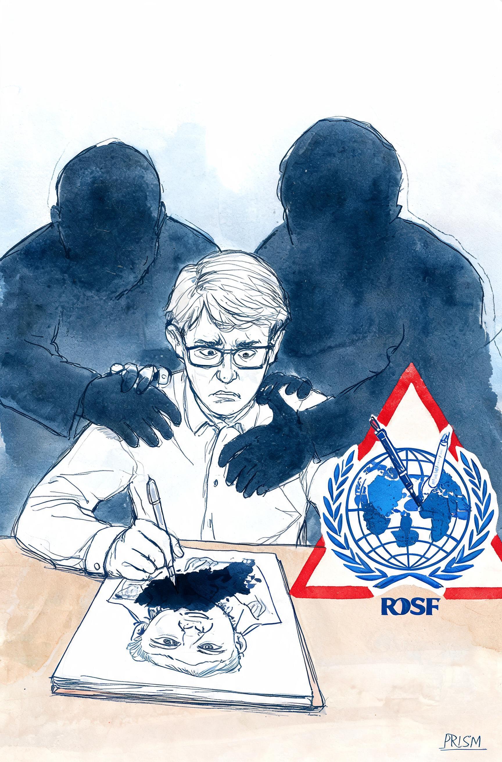 Les dessinateurs satiriques subissent une censure accrue poussant RSF à exiger des mesures de protection.