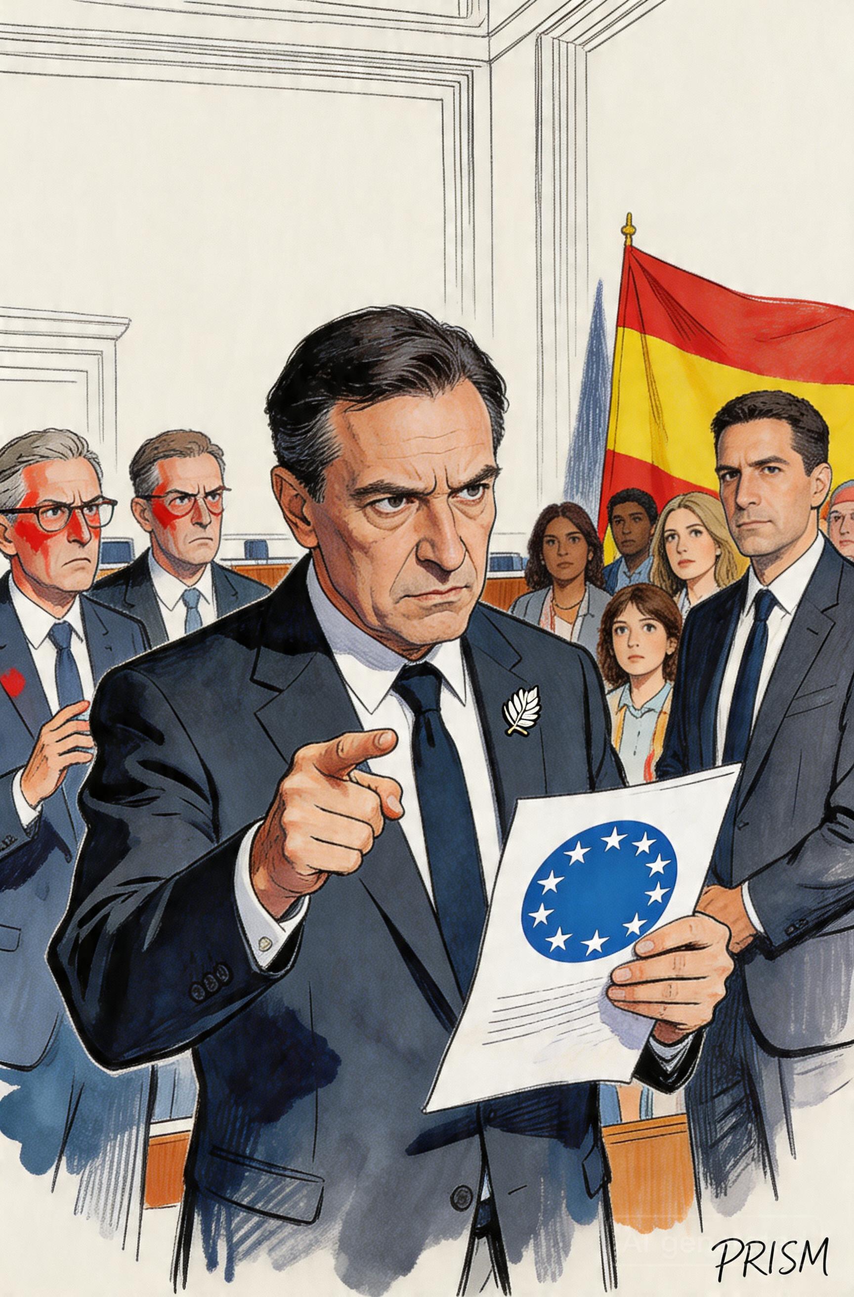 Bruno Retailleau menace l'Espagne de sanctions européennes, déclenchant une crise politique après son investiture LR