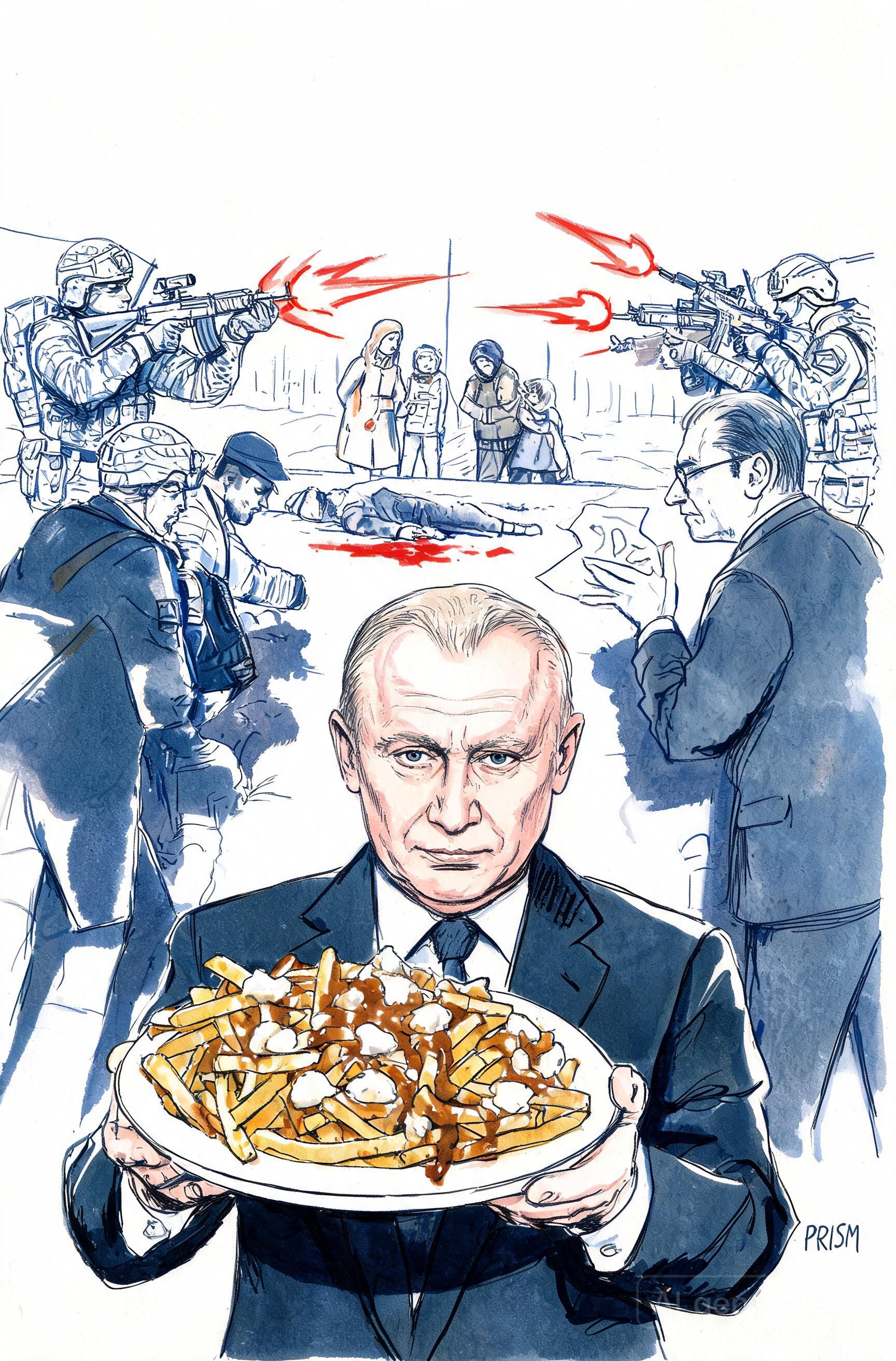Poutine annonce la fin du conflit en Ukraine, mais les violations du cessez-le-feu compromettent la trêve.