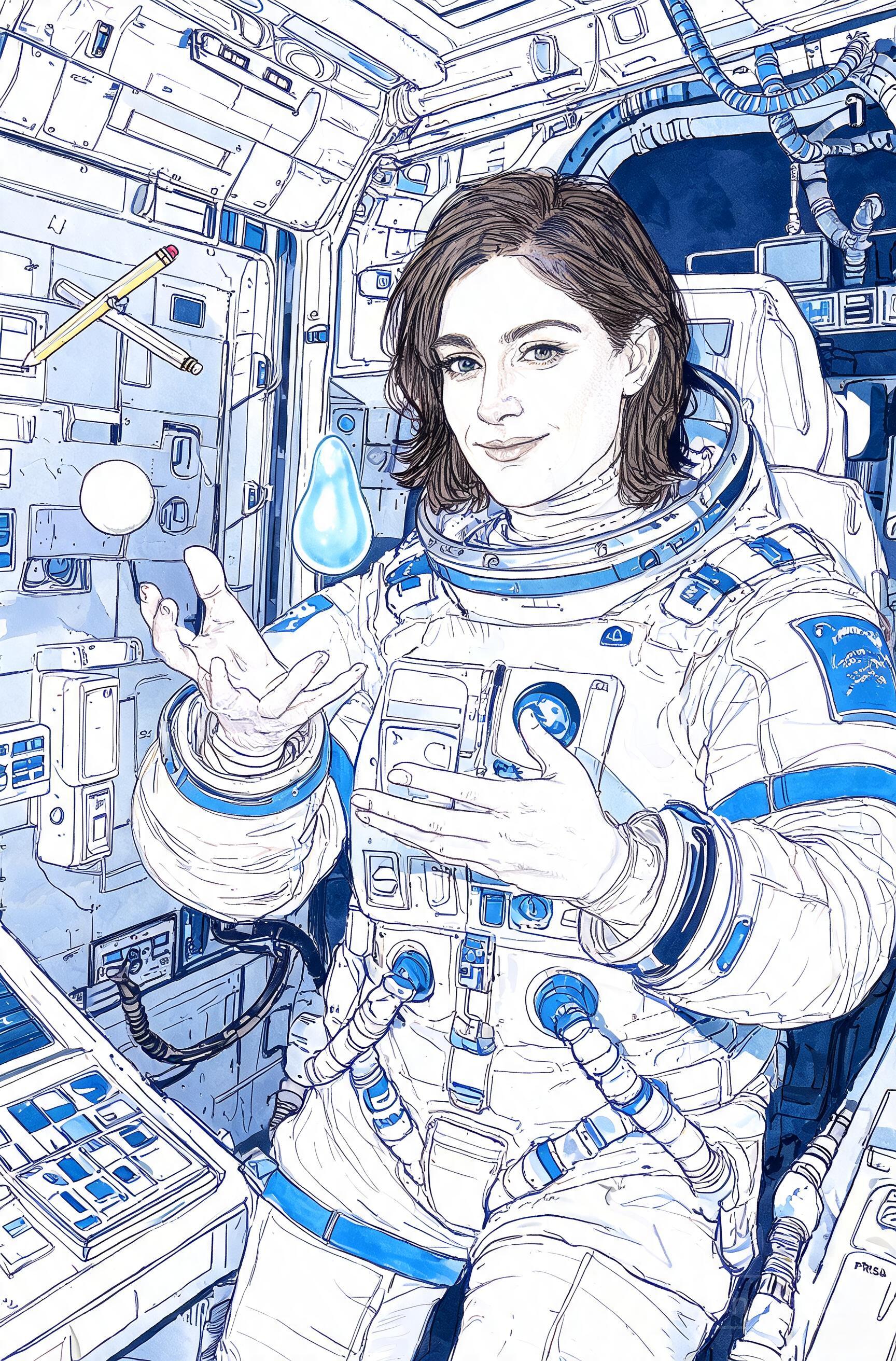 Sophie Adenot vulgarise la physique spatiale depuis l'ISS en vidéo pour susciter des vocations scientifiques