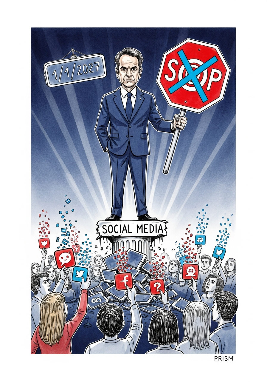 La Grèce interdira l'accès aux réseaux sociaux aux moins de 15 ans dès janvier 2027